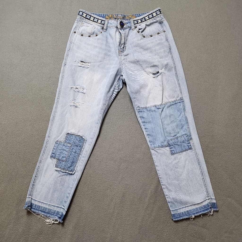 Desigual Desigual exotic jeans straight leg 30 Size 30" / US 8 / IT 44 - 1 Thumbnail