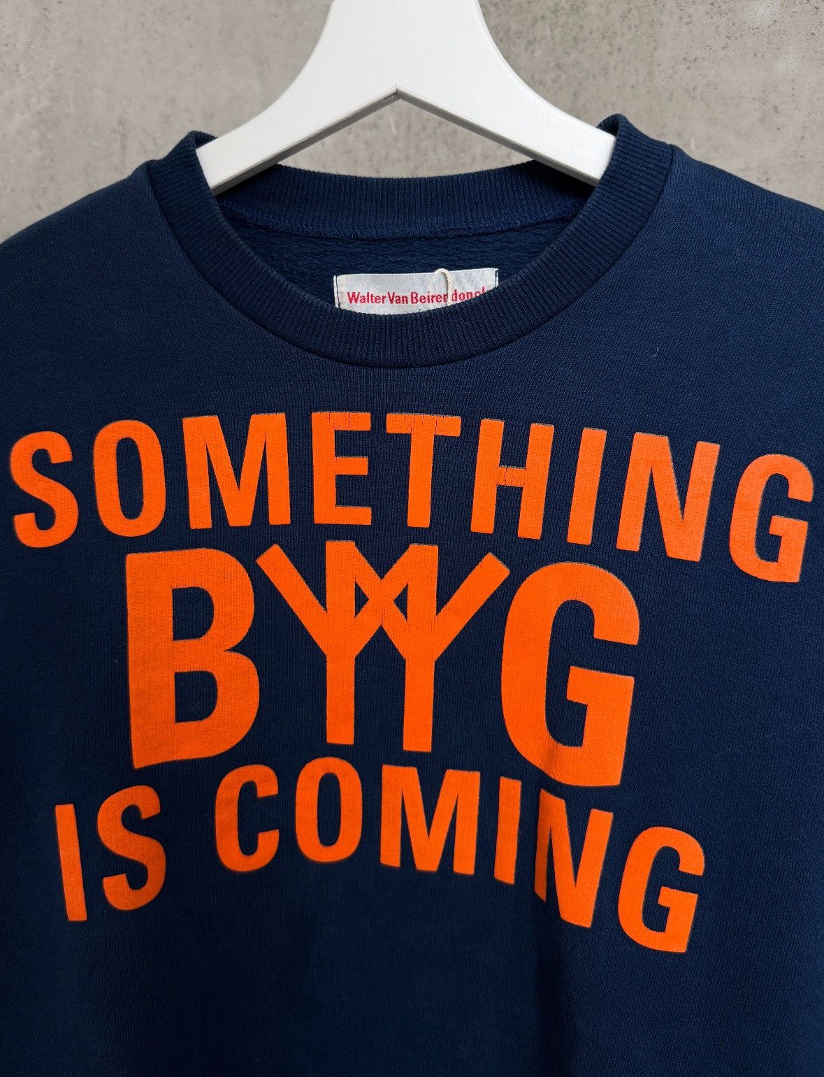 Walter Van Beirendonck Walter Van Beirendock FW11 Something big is coming Crewneck Size US L / EU 52-54 / 3 - 4 Thumbnail