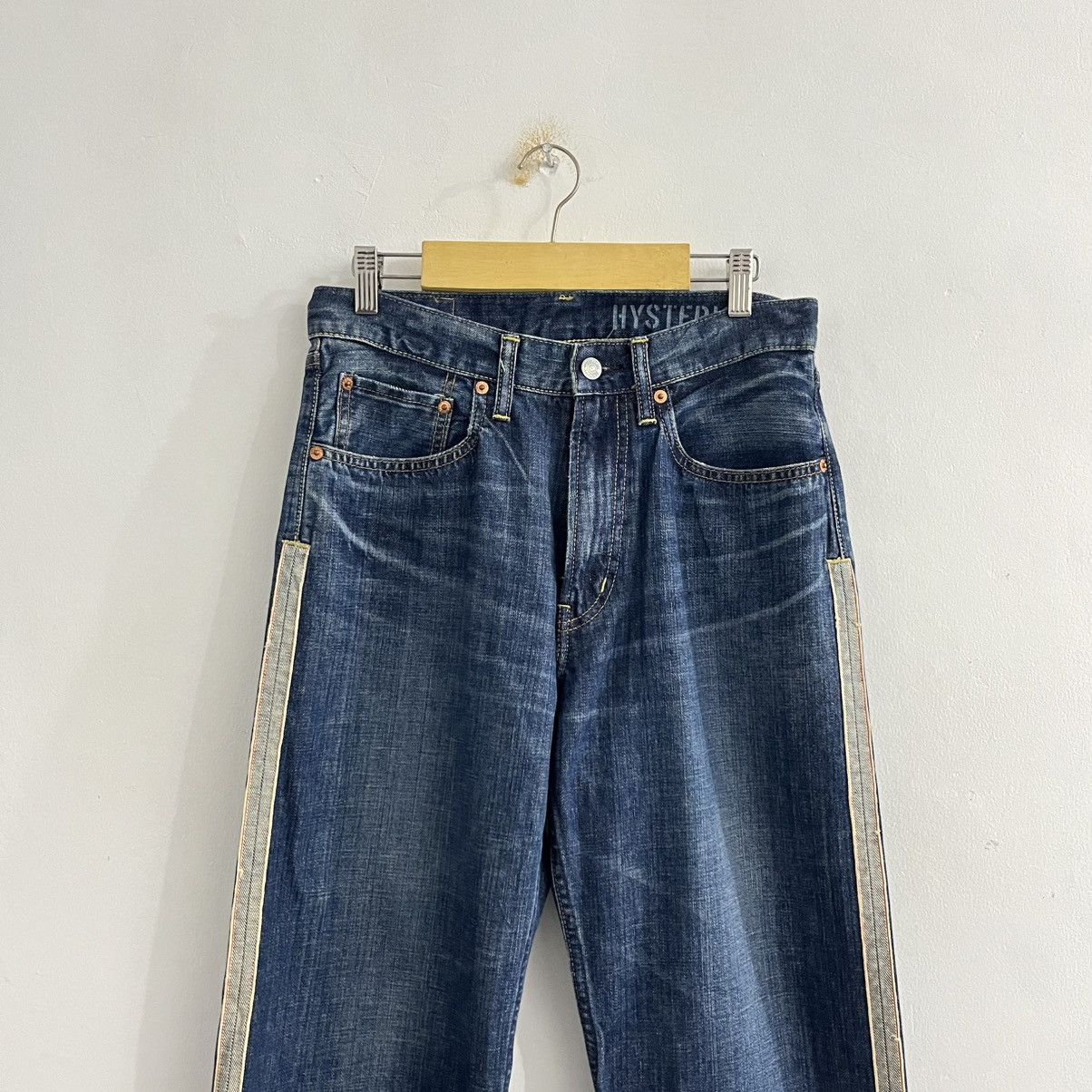 Hysteric Glamour Hysteric Glamour Kinky Denim Line Accent Pant Size US 28 / EU 44 - 2 Thumbnail