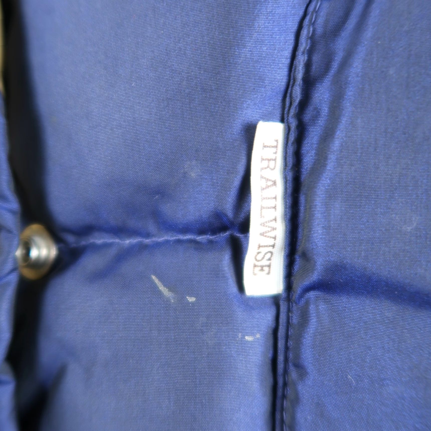 Vintage Vtg Trailwise Berkeley Metallic Blue Goosedown Quilter Puffer Vest Womens M Size M / US 6-8 / IT 42-44 - 3 Thumbnail