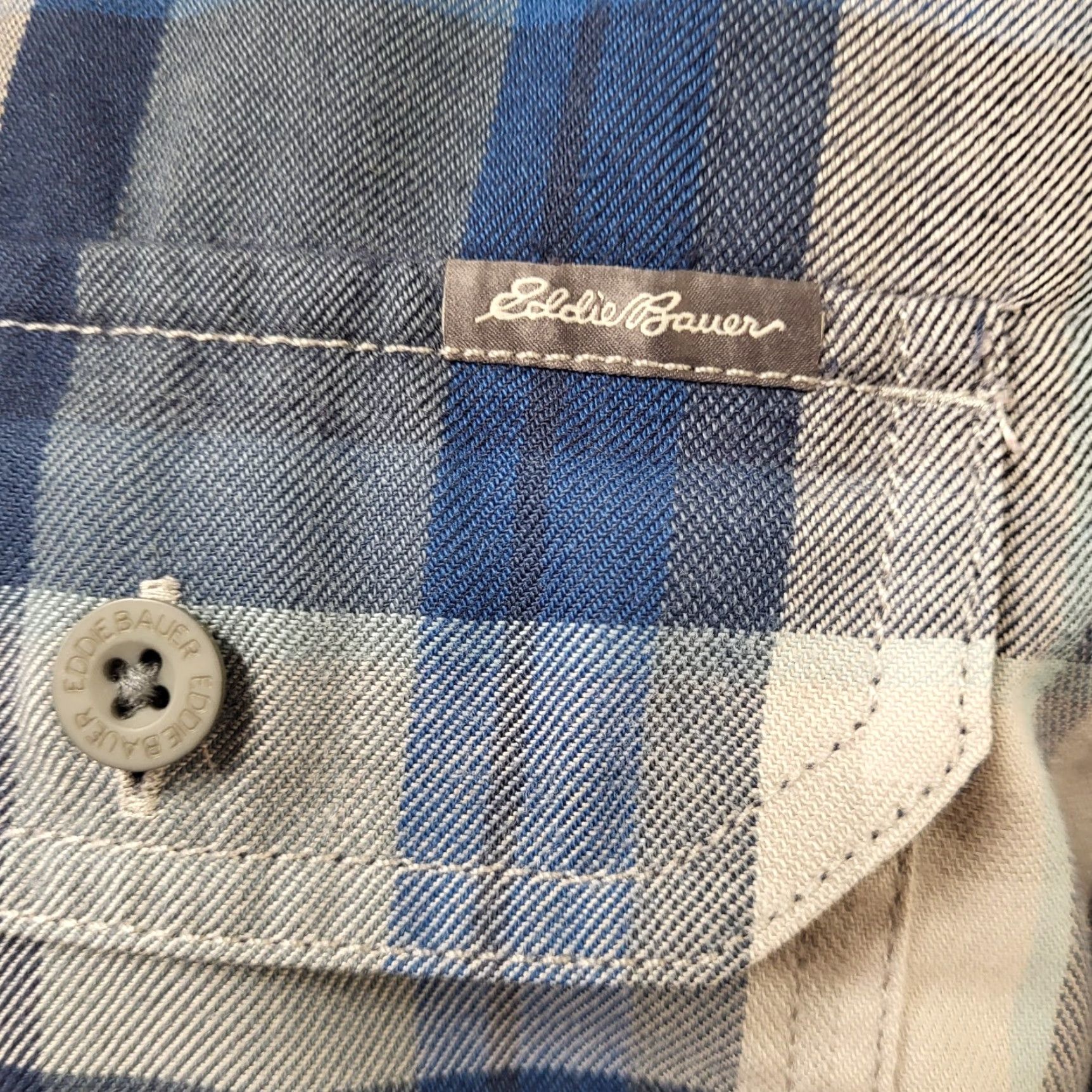 Eddie Bauer Eddie Bauer Travex Shirt Mens TM Blue Plaid Button Up Long Sleeve Casual M Blue Plaid Shirt Travex Eddie Bauer Mens TM Button-Up Long Sleeve Casual Size US M / EU 48-50 / 2 - 5 Thumbnail