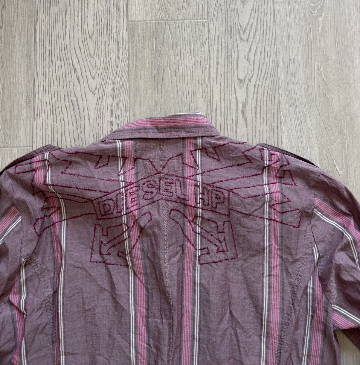 Diesel Diesel HP Pink Y2K Shirt Button Up Size US L / EU 52-54 / 3 - 2 Thumbnail