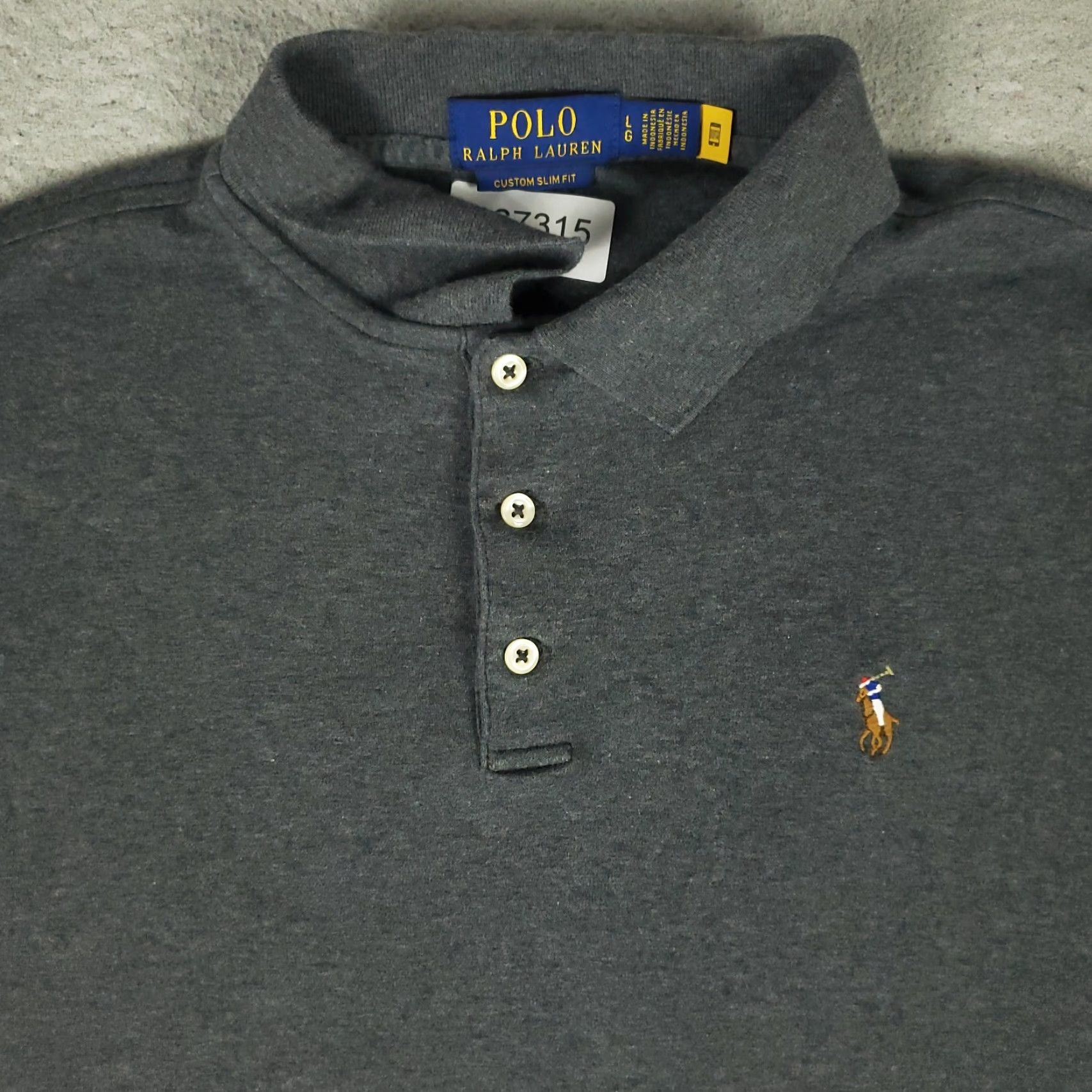 Ralph Lauren Ralph Lauren Polo Shirt Mens Large Gray Pony Casual Short Sleeve Polo Mens Large Gray Pony Casual Short Sleeve Size US L / EU 52-54 / 3 - 2 Thumbnail
