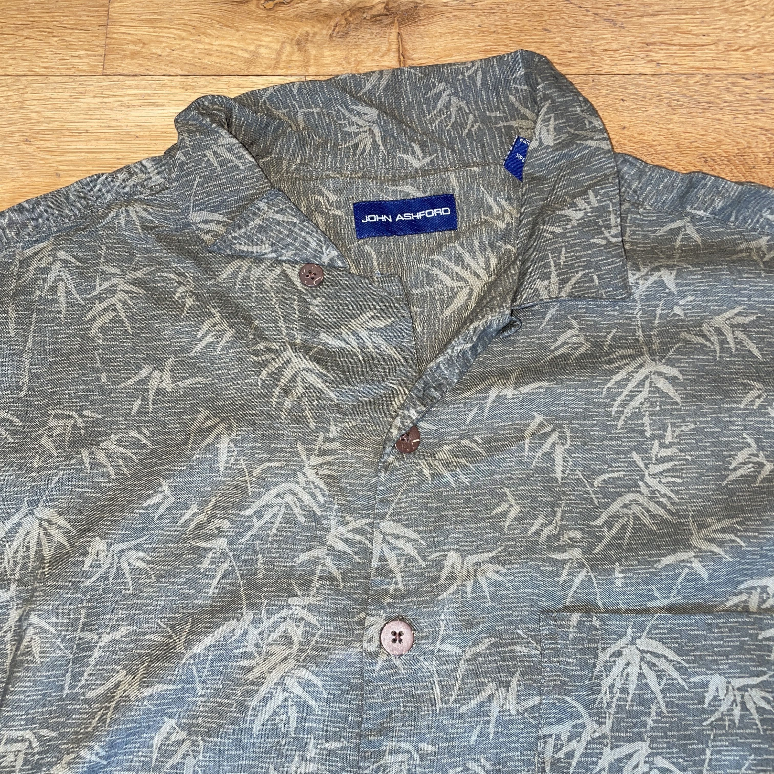 John Ashford × Vintage John Ashford Men's Summer Vacation Shirt 100% Rayon Size XL Size US XL / EU 56 / 4 - 3 Thumbnail