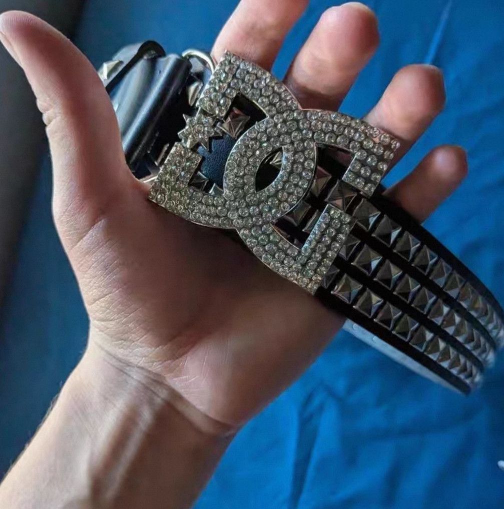 DC DC Shoes Vintage Cotton Y2K Metal Buckle Belt | Grailed