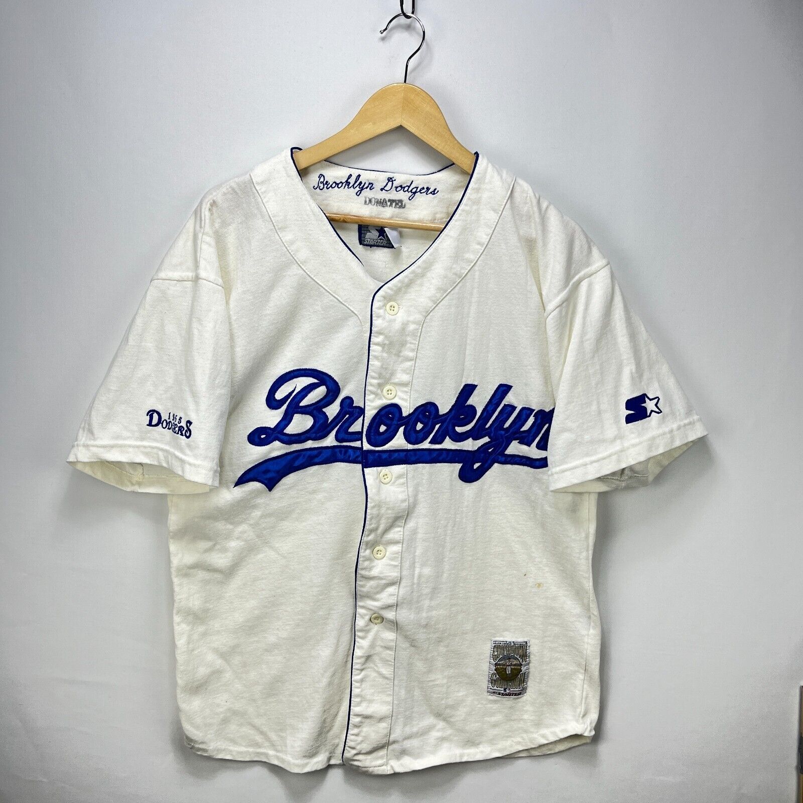Starter × Vintage Starter Vintage MLB Brooklyn Cooperstown 1955 Men's Medium Size US M / EU 48-50 / 2 - 1 Thumbnail