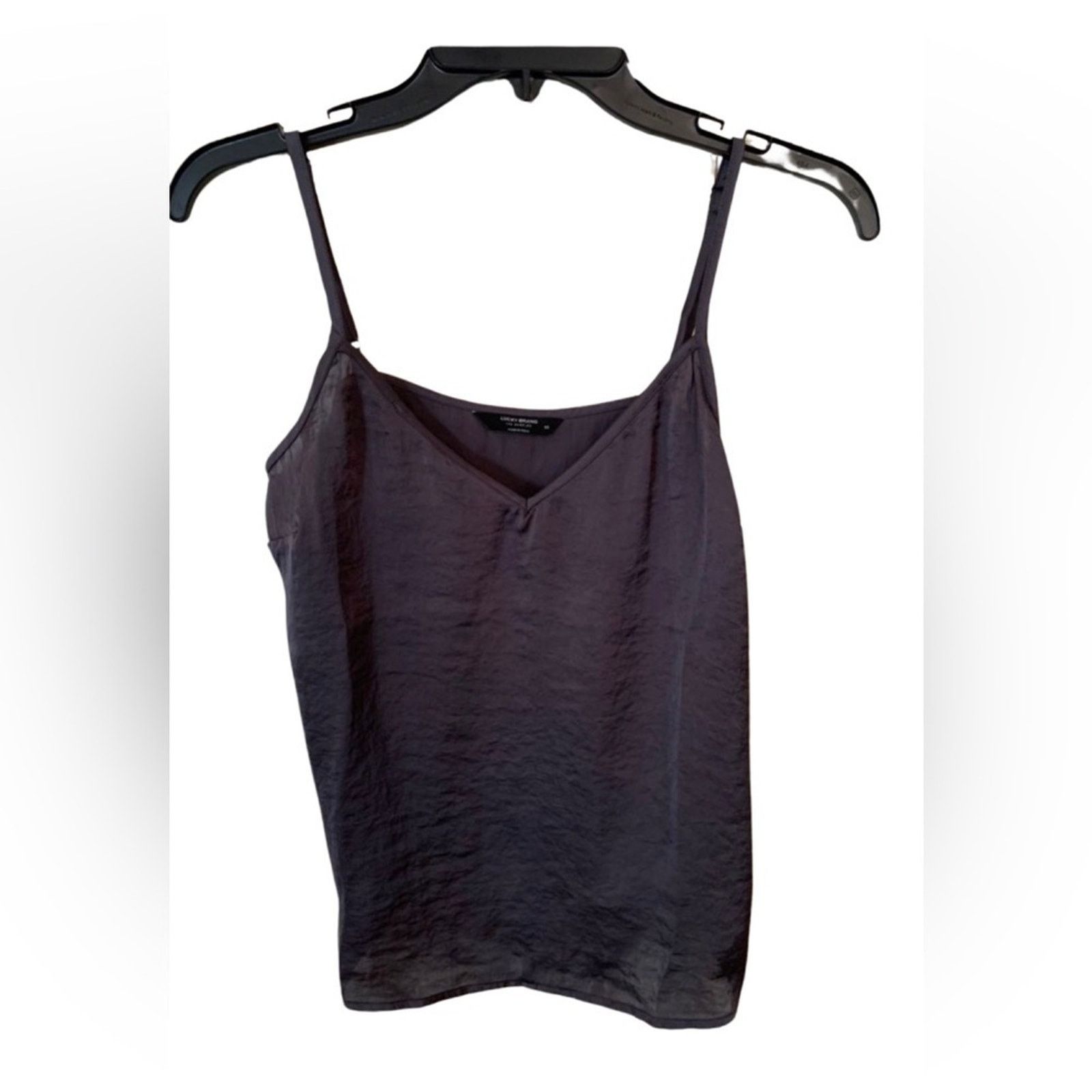 Lucky Brand Lucky Brand Grey Adjustable Strap V Neck Tank Top Size XS Size XS / US 0-2 / IT 36-38 - 1 Thumbnail