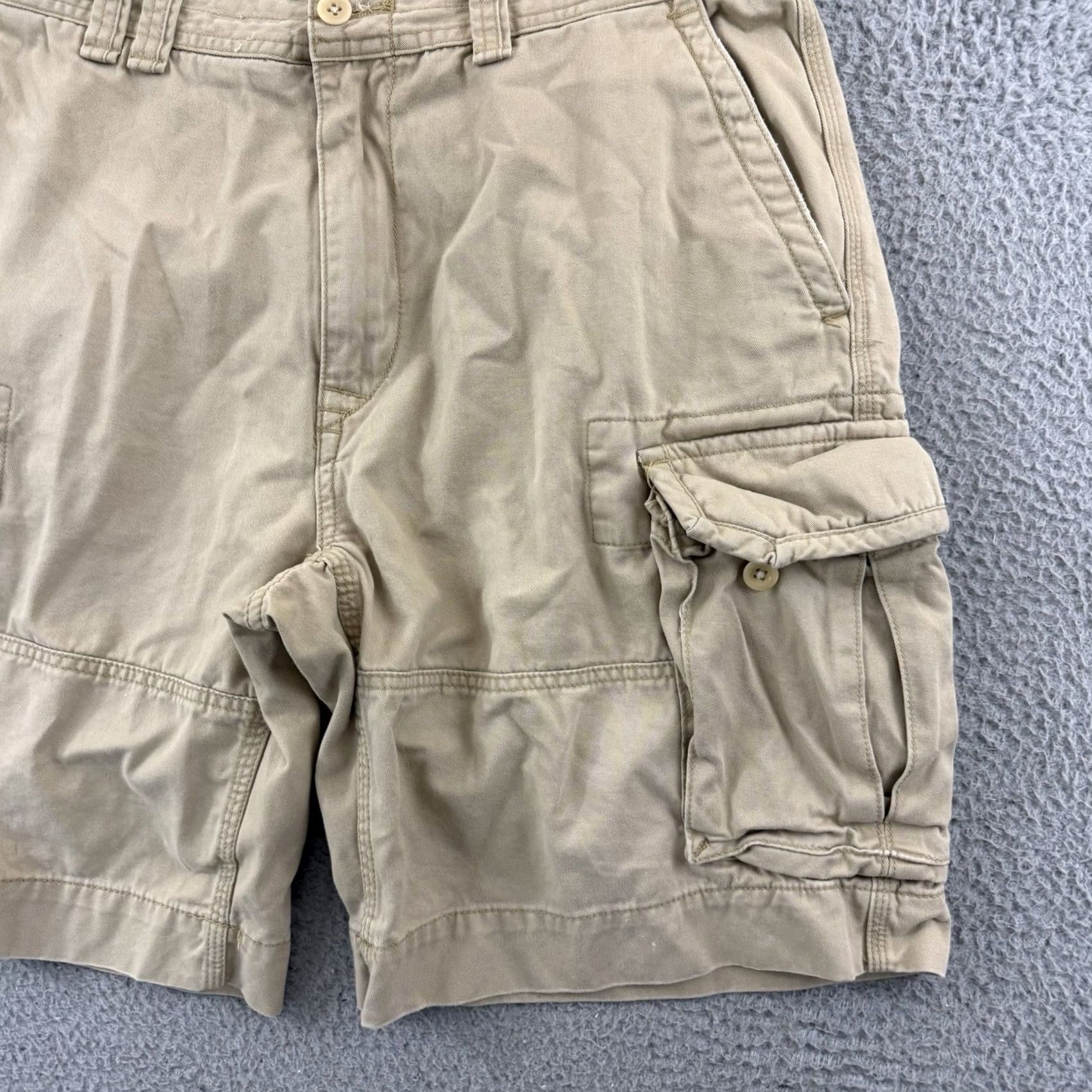 Ralph Lauren VINTAGE Polo Ralph Lauren Cargo Shorts Men’s 36 Beige Chino Khaki Zip Y2K Size US M / EU 48-50 / 2 - 2 Thumbnail