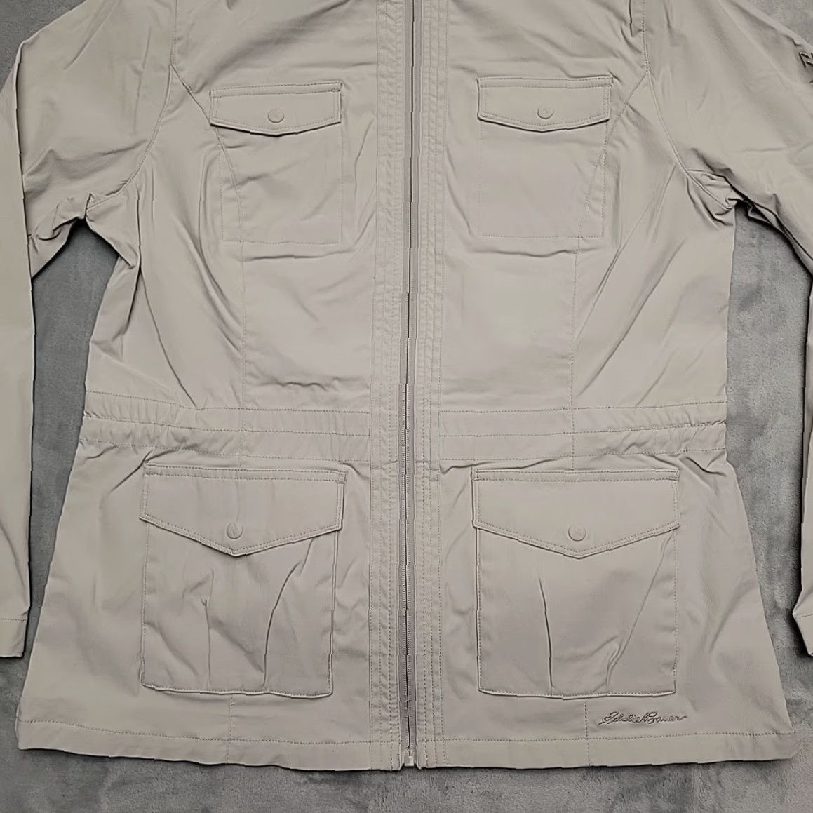 Eddie Bauer VINTAGE Eddie Bauer Jacket Womens XL Beige Flexion Nylon Stretch Performance Departure Size XL / US 12-14 / IT 48-50 - 2 Thumbnail
