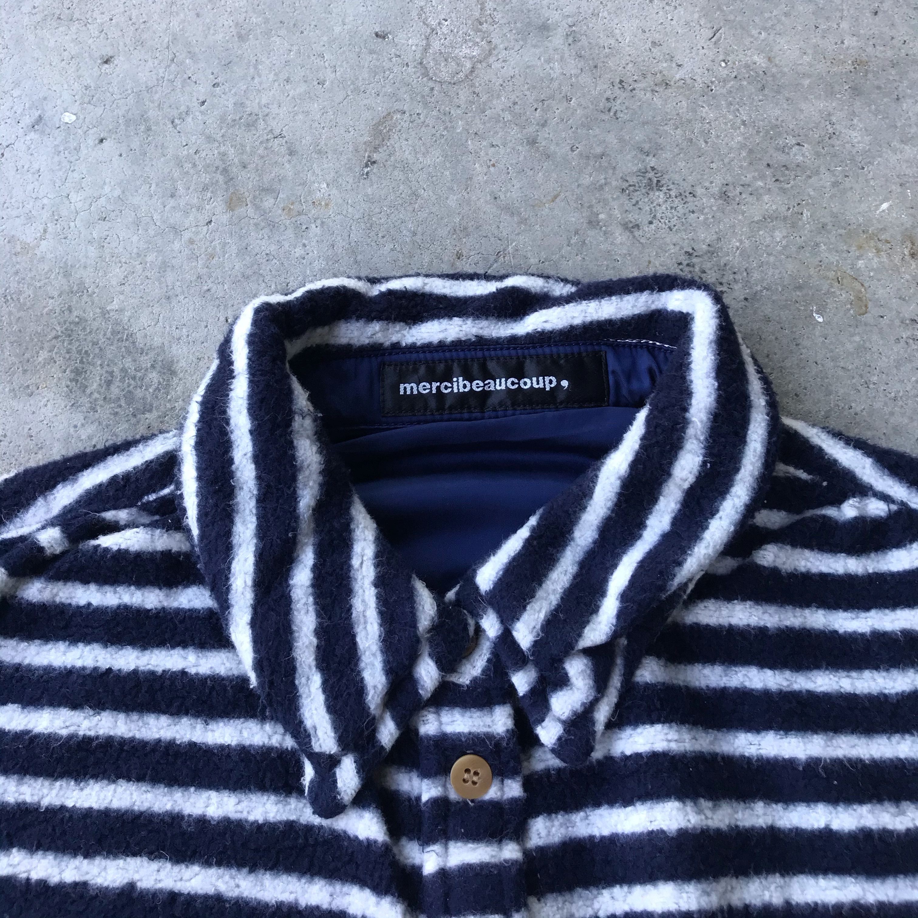 Issey Miyake × mercibeaucoup Mercibeaucoup stripes shirts Size S / US 4 / IT 40 - 2 Thumbnail