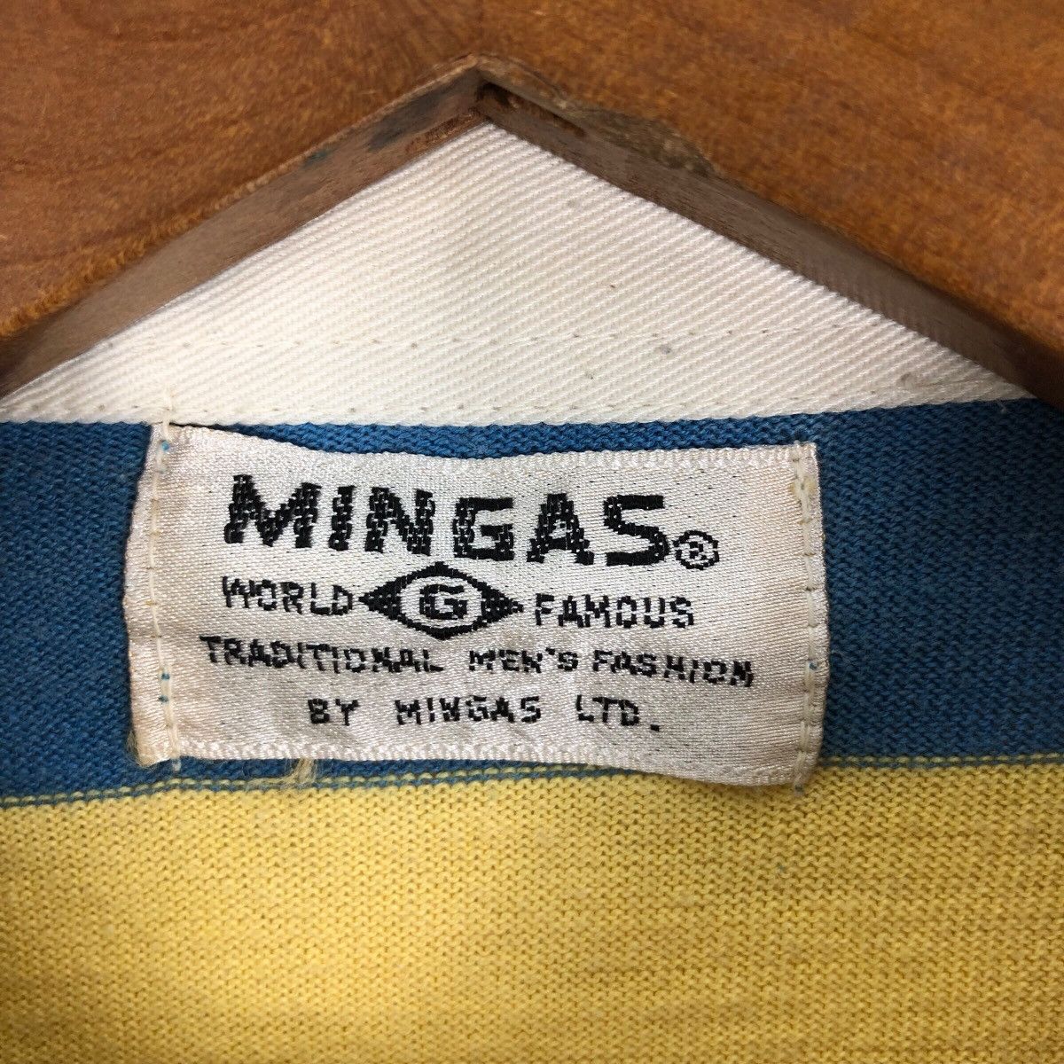 Vintage Vintage MINGAS Polos Stripes Rugby Size US S / EU 44-46 / 1 - 5 Thumbnail