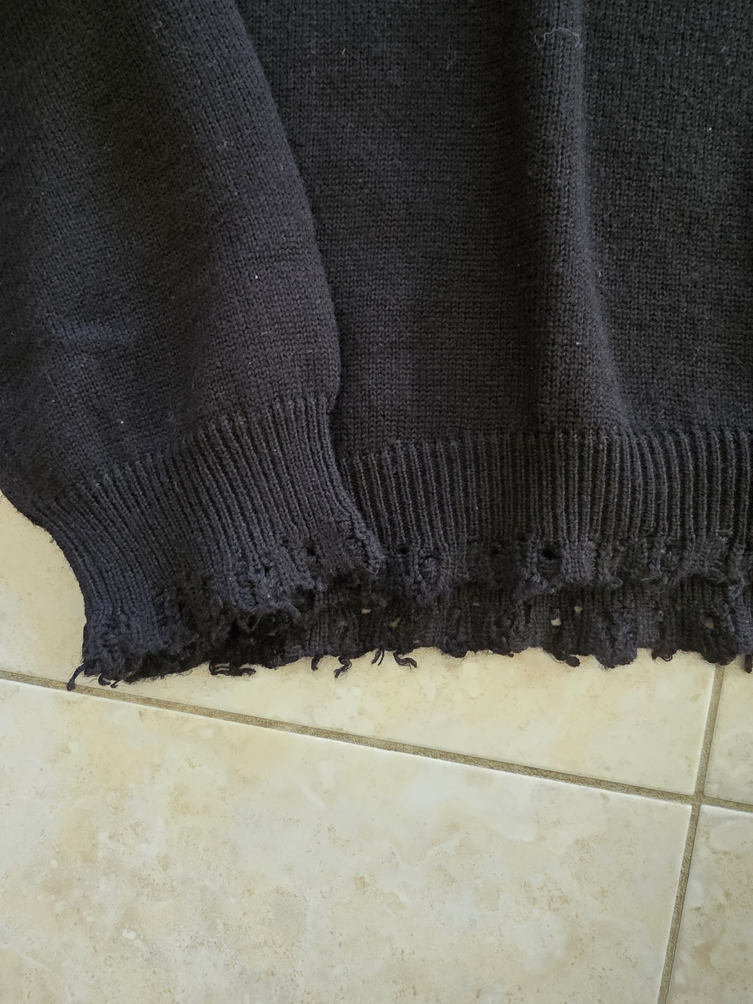 Bare Knuckles Bare Knuckles Cropped Cashmere Sweater Size US M / EU 48-50 / 2 - 2 Thumbnail
