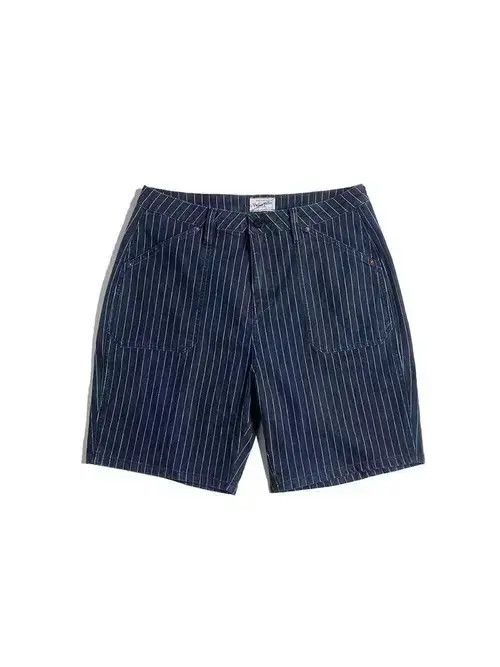 Japanese Brand 20SS Indigo Union Japan Navy Striped Shorts Size US 32 / EU 48 - 1 Thumbnail