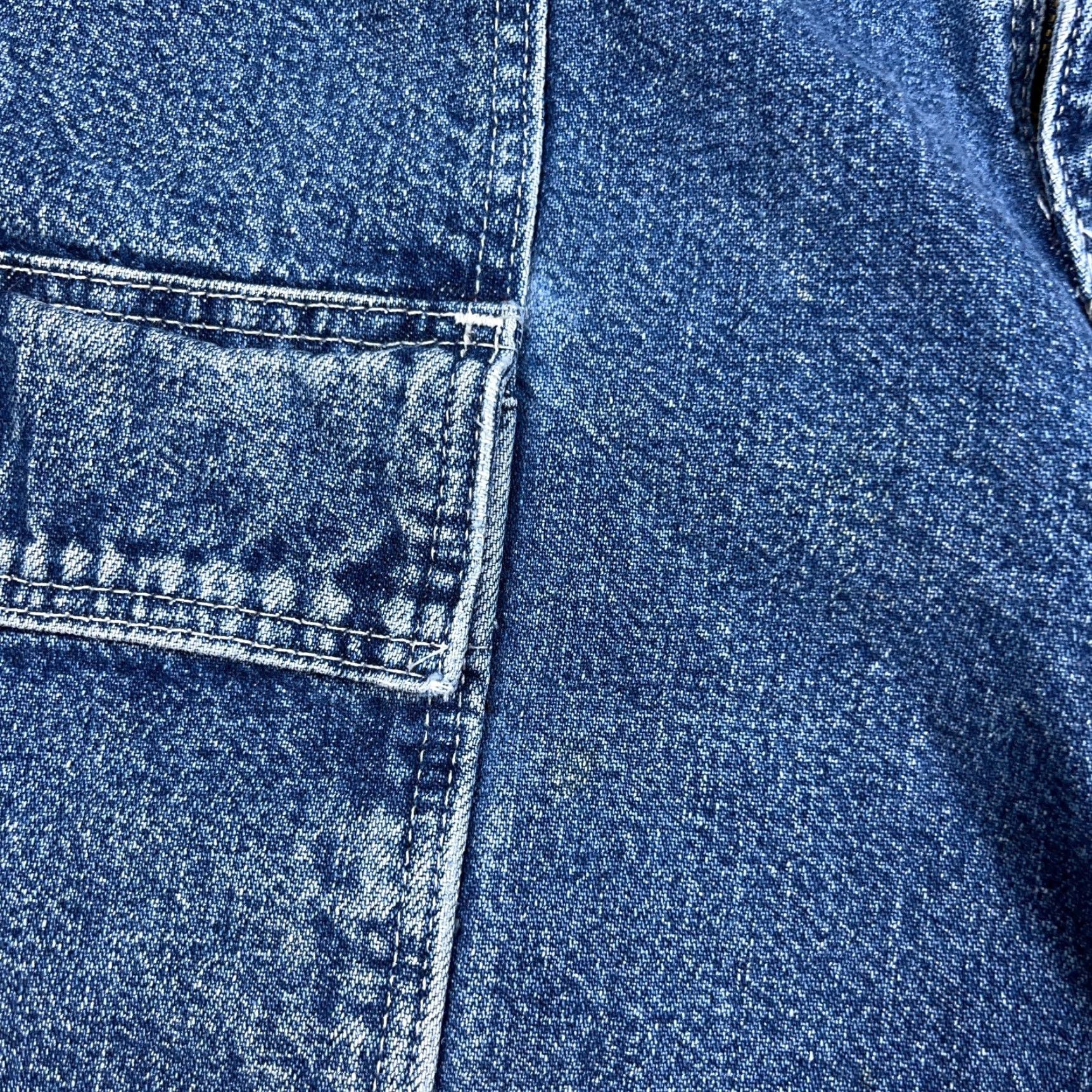 Wrangler VINTAGE Wrangler Cargo Shorts Men 32 Denim Blue 5-Pocket Relaxed Baggy Jorts Work Wear 90s Rockabilly Hip Hop Grunge Classic Mens Size US 32 / EU 48 - 5 Thumbnail