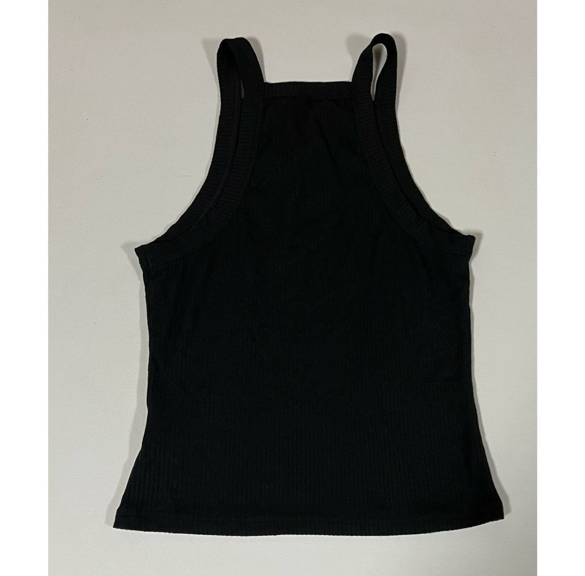 Japanese Brand Black Rose Floral Square-Neck Halter Tank Top Shirt Size S🌹✨ Size S / US 4 / IT 40 - 3 Thumbnail