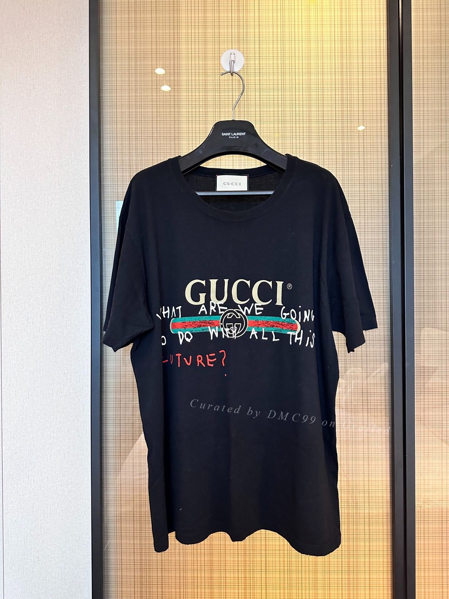 Gucci Gucci Men's Letter Print Short-Sleeve T-Shirt Size US XL / EU 56 / 4 - 1 Thumbnail