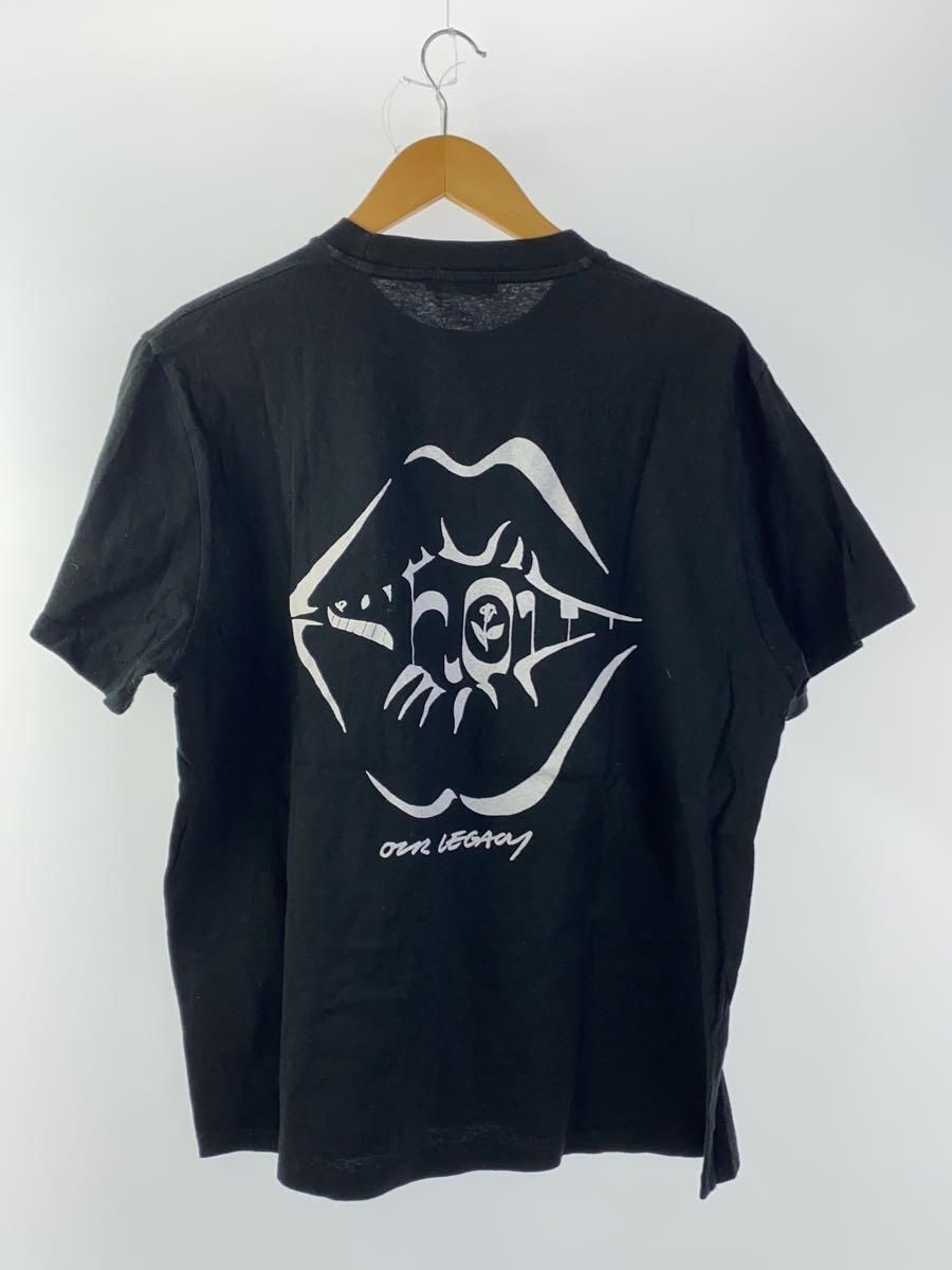 image of Our Legacy Lips Logo Tee in Black, Men's (Size Small)