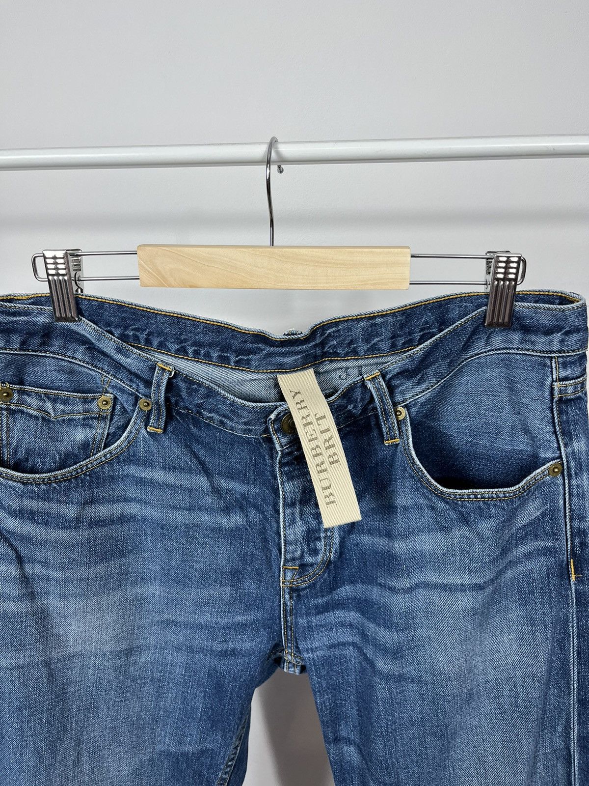 Burberry × Vintage Vintage Burberry Brit Jeans with metal logo Size US 31 - 3 Thumbnail