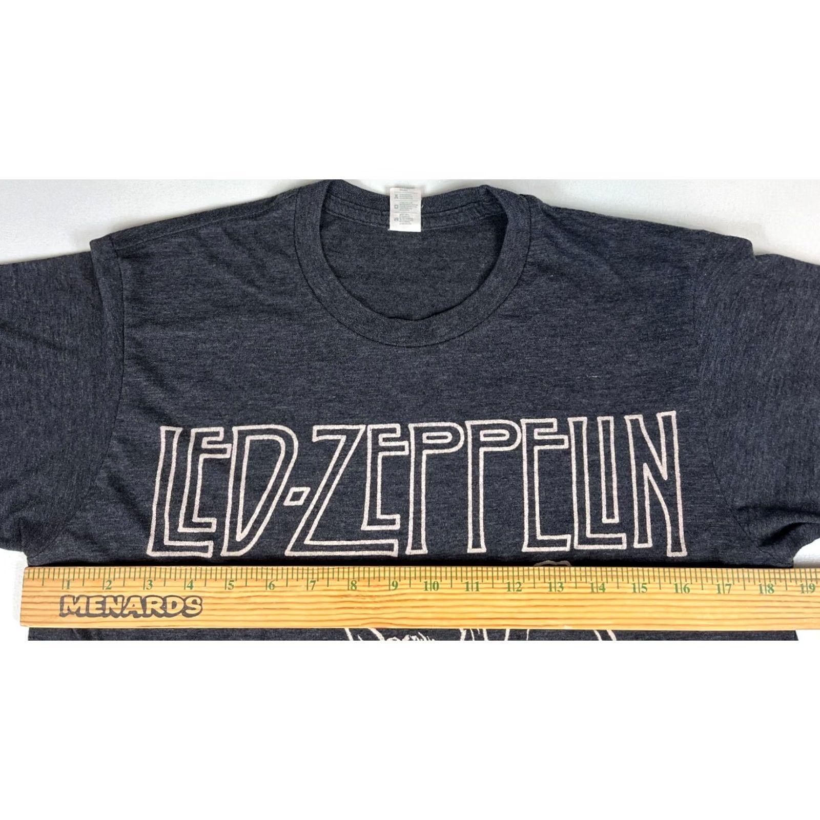 Vintage Led Zeppelin United States of America 1977 T-Shirt 707 Fantasy Activewear M Gray Shirt Unisex Adults Band Music XS? Size US M / EU 48-50 / 2 - 5 Thumbnail