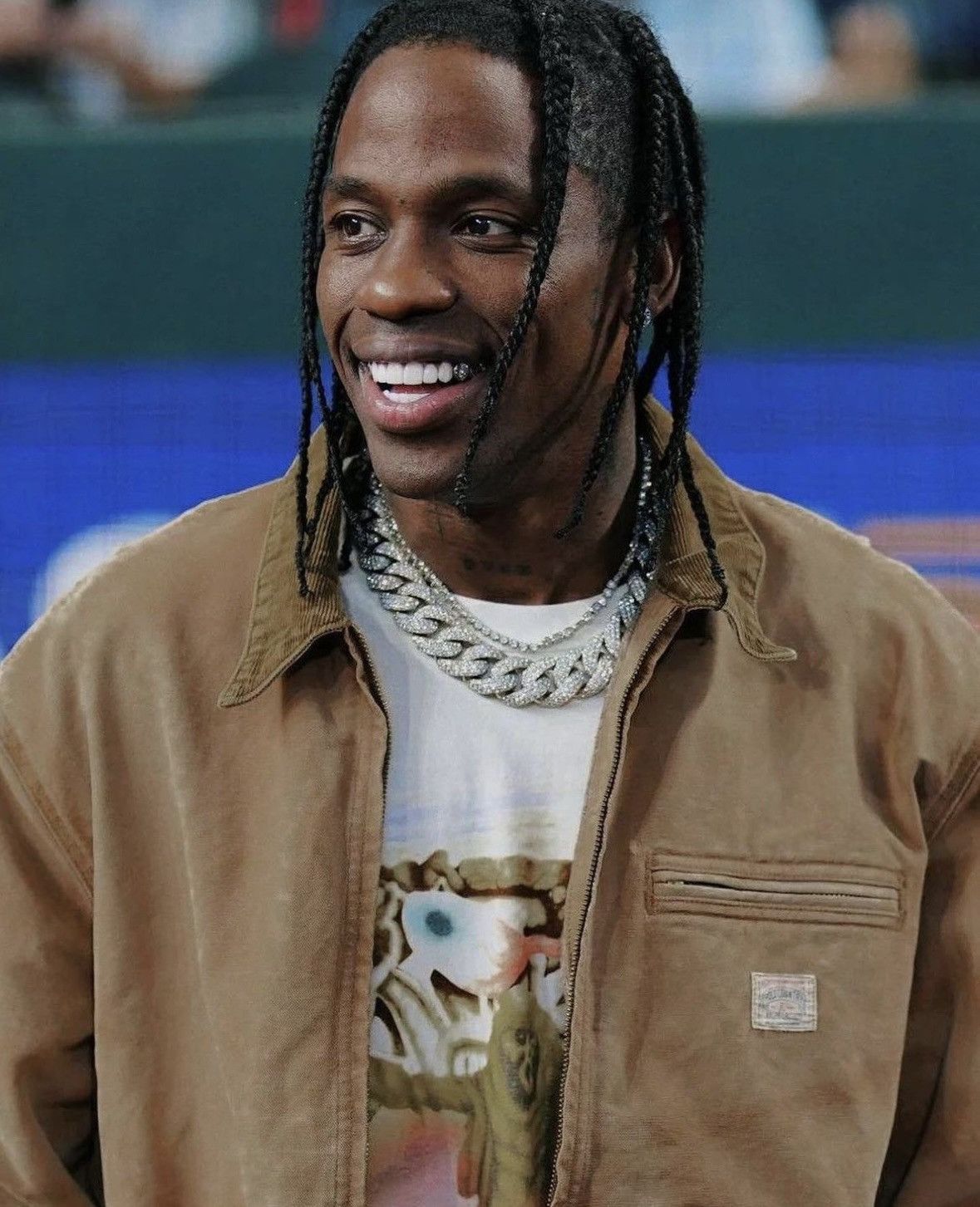Travis Scott SKITZO TEE - UTOPIA TOUR TRAVIS SCOTT Size US XL / EU 56 / 4 - 2 Thumbnail