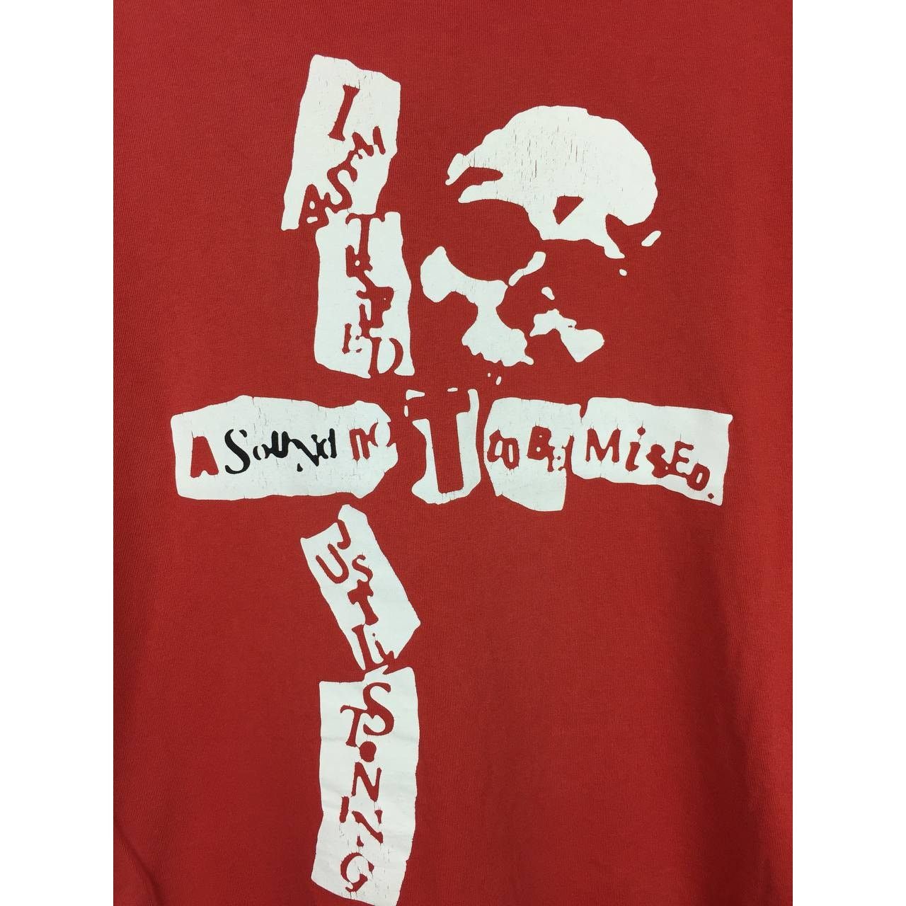 Japanese Brand Takeo Kikuchi Distorted Skull Avant Garde Design Tee Size US S / EU 44-46 / 1 - 4 Thumbnail