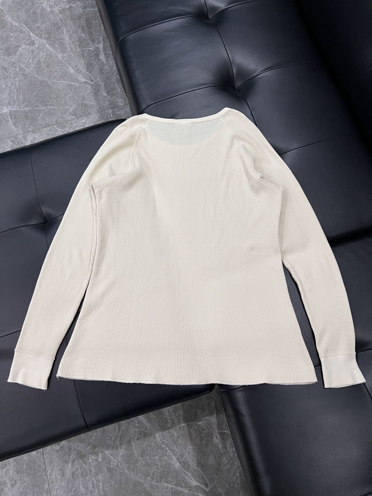 Number (N)ine Number (N)ine by N(n) Waffle Knit Long Sleeve Top Size US L / EU 52-54 / 3 - 2 Thumbnail