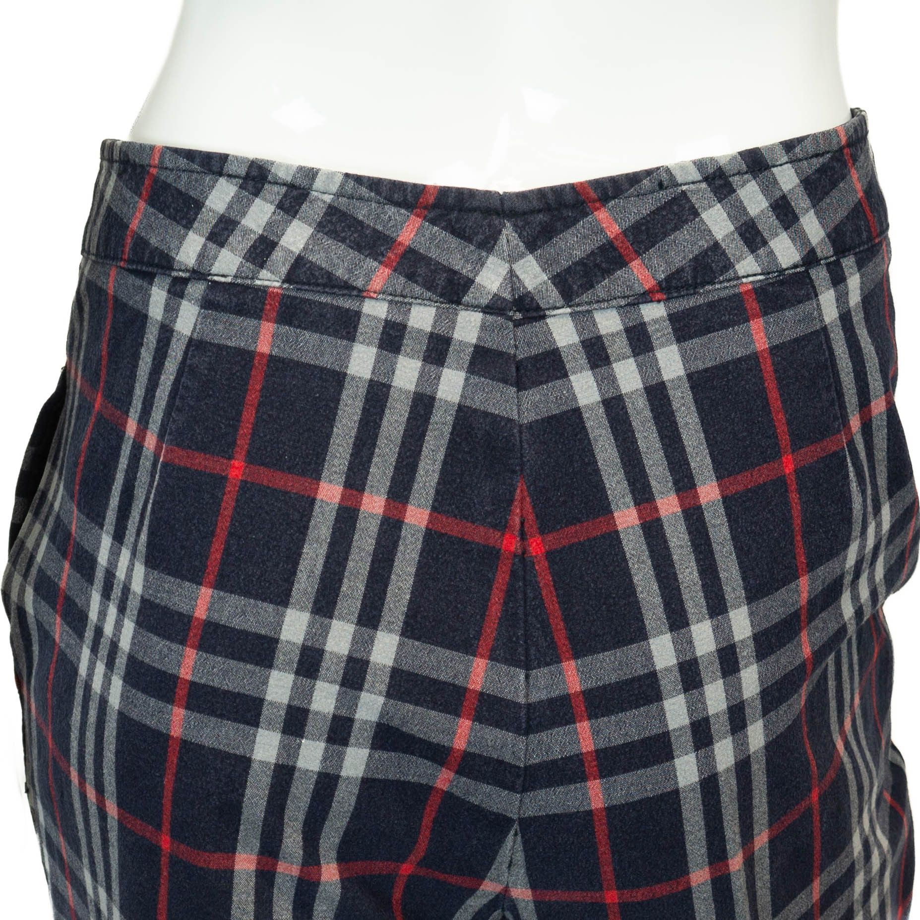 Burberry BURBERRY Check Monogram Pants Black Women Vintage 00s Size 34" / US 12 / IT 48 - 4 Thumbnail