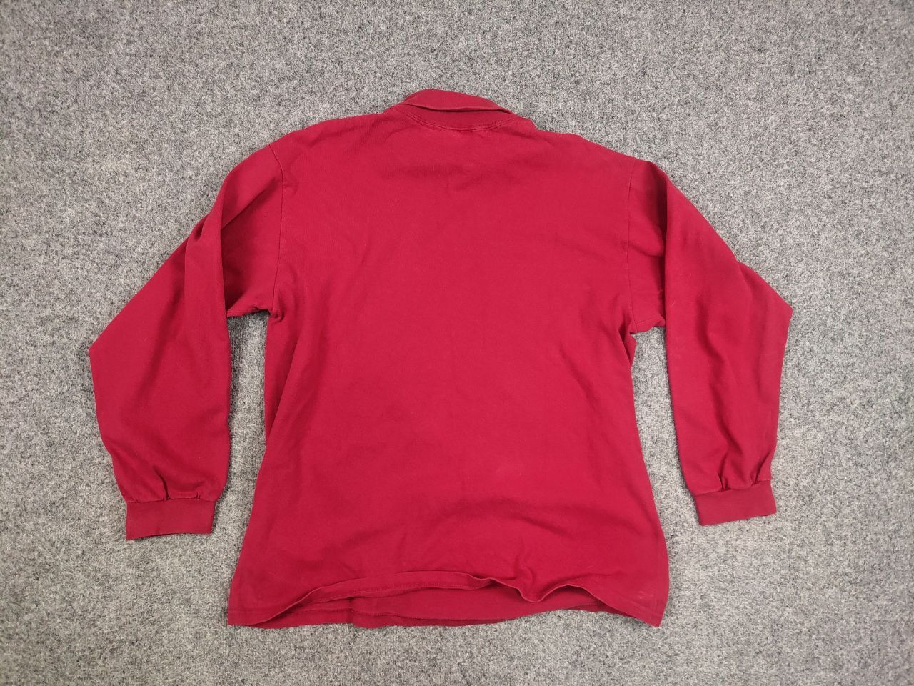 Nike Vintage 90's Nike logo red Long Sleeve Mock Neck Made in USA Size US L / EU 52-54 / 3 - 14 Thumbnail