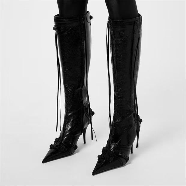 Balenciaga o1g2r1mq0924 90mm Boots in Black Size US 7.5 / IT 37.5 - 5 Thumbnail