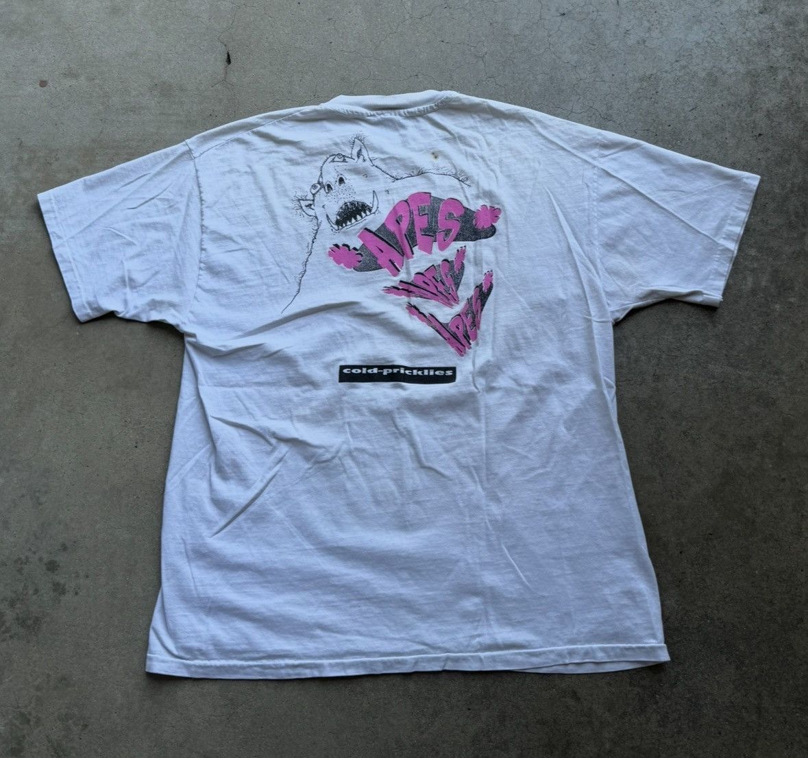 Vintage Vintage 1990’s APES T Shirt Size US XL / EU 56 / 4 - 2 Thumbnail