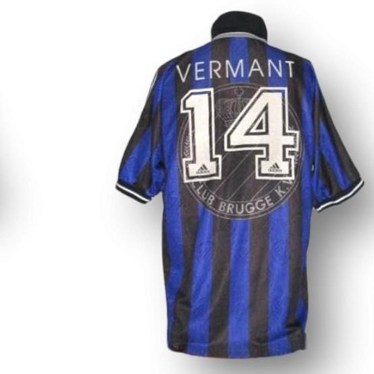 Adidas Match Worn Club Brugge Kv 1997 1998 Shirt Jersey maillot Size US XL / EU 56 / 4 - 3 Thumbnail