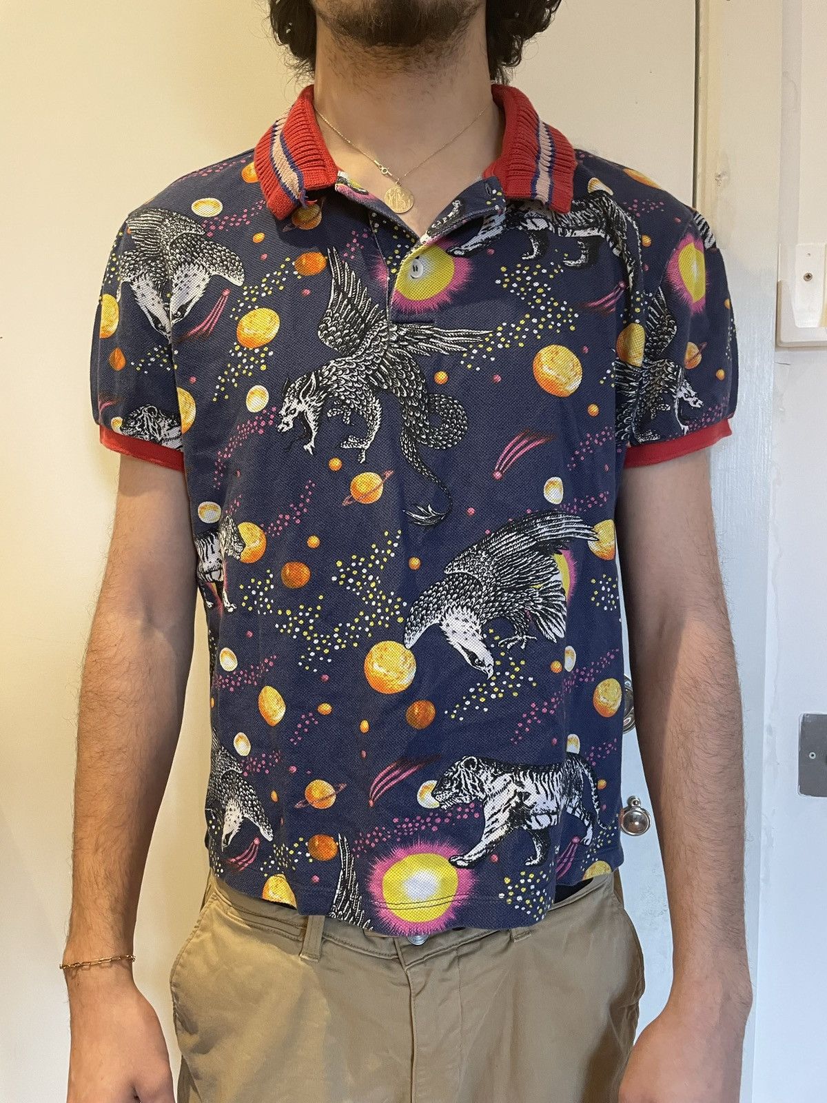 Gucci Gucci Psychedelic Polo Size US M / EU 48-50 / 2 - 2 Thumbnail