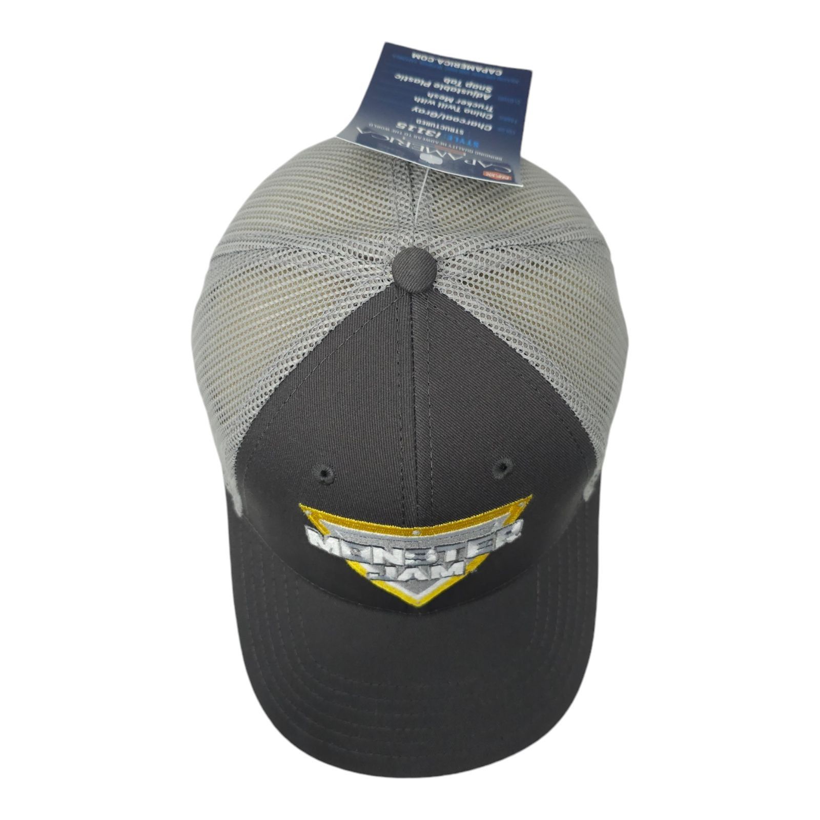 Other Monster Jam Embroidered Logo Mesh Snapback Cap Chino Twill Size ONE SIZE - 6 Thumbnail