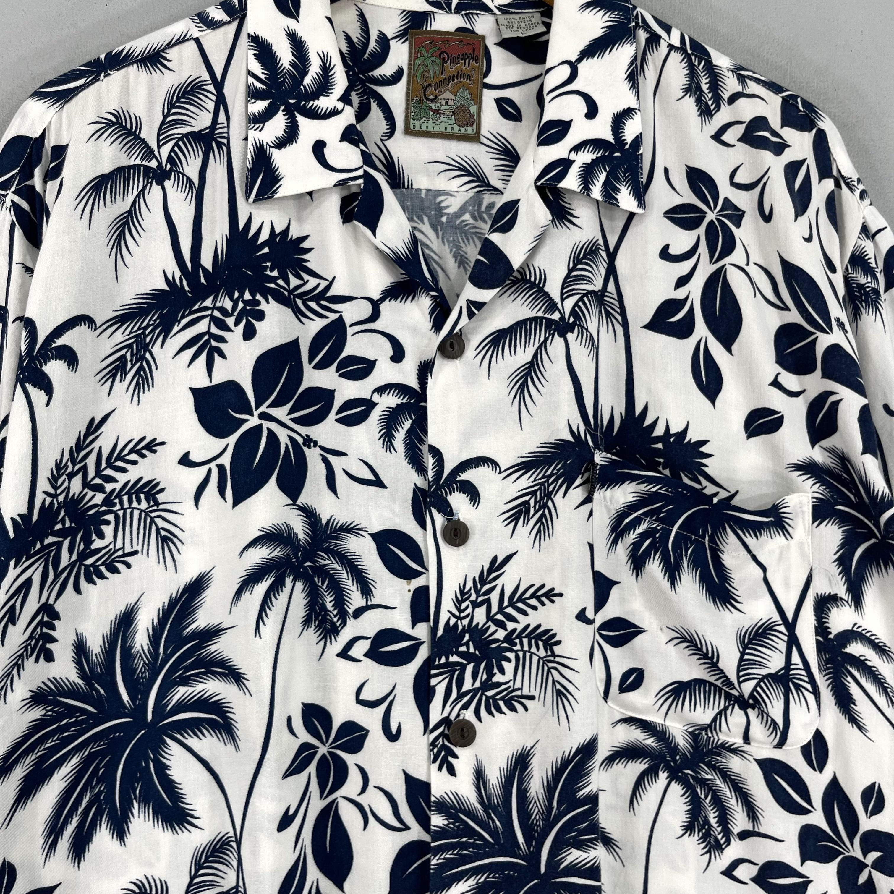 Japanese Brand Vintage Pineapple Connection Hawaiian Aloha Tropical Shirt Size US L / EU 52-54 / 3 - 2 Thumbnail