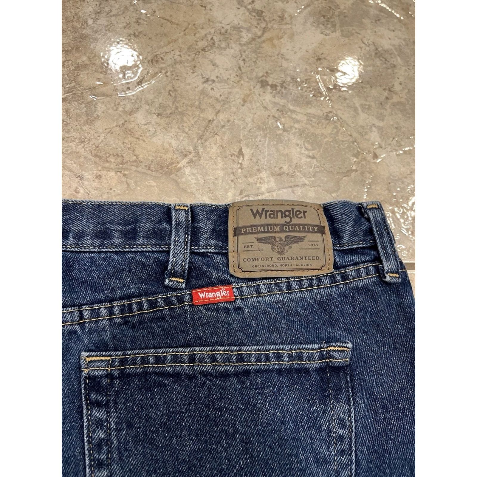 Wrangler VINTAGE Wrangler Jeans 44X30 Relaxed Straight Denim Blue Men's Jeans Size US 44 / EU 60 - 4 Thumbnail