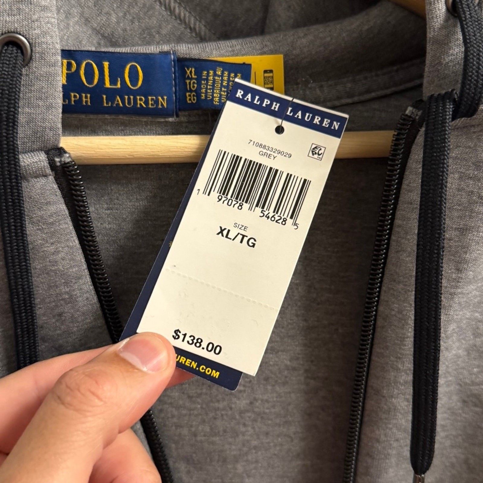 Polo Ralph Lauren Polo Ralph Lauren Double-Knit Full-Zip HoodieSize XL Size US XL / EU 56 / 4 - 2 Thumbnail
