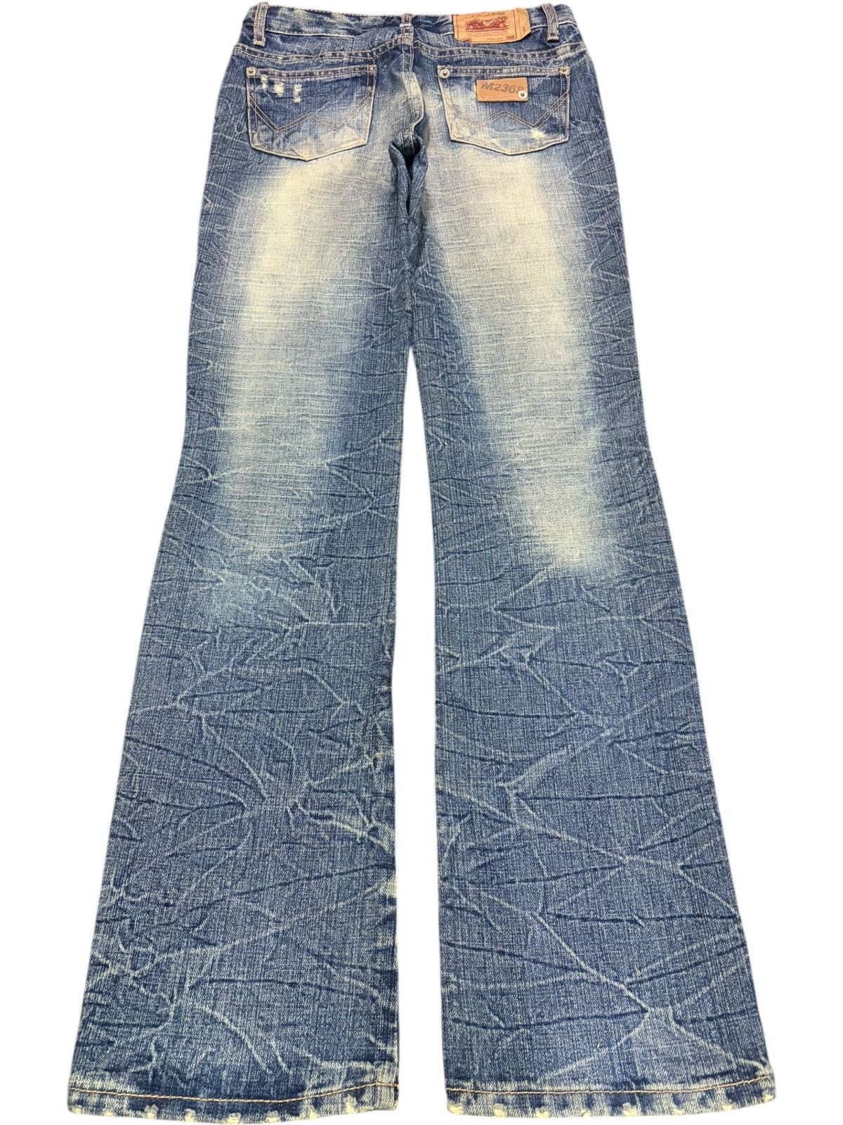 Diesel Vintage Japanese Brand Rusty Wash Distressed Flare Jeans Size 28" / US 6 / IT 42 - 2 Thumbnail