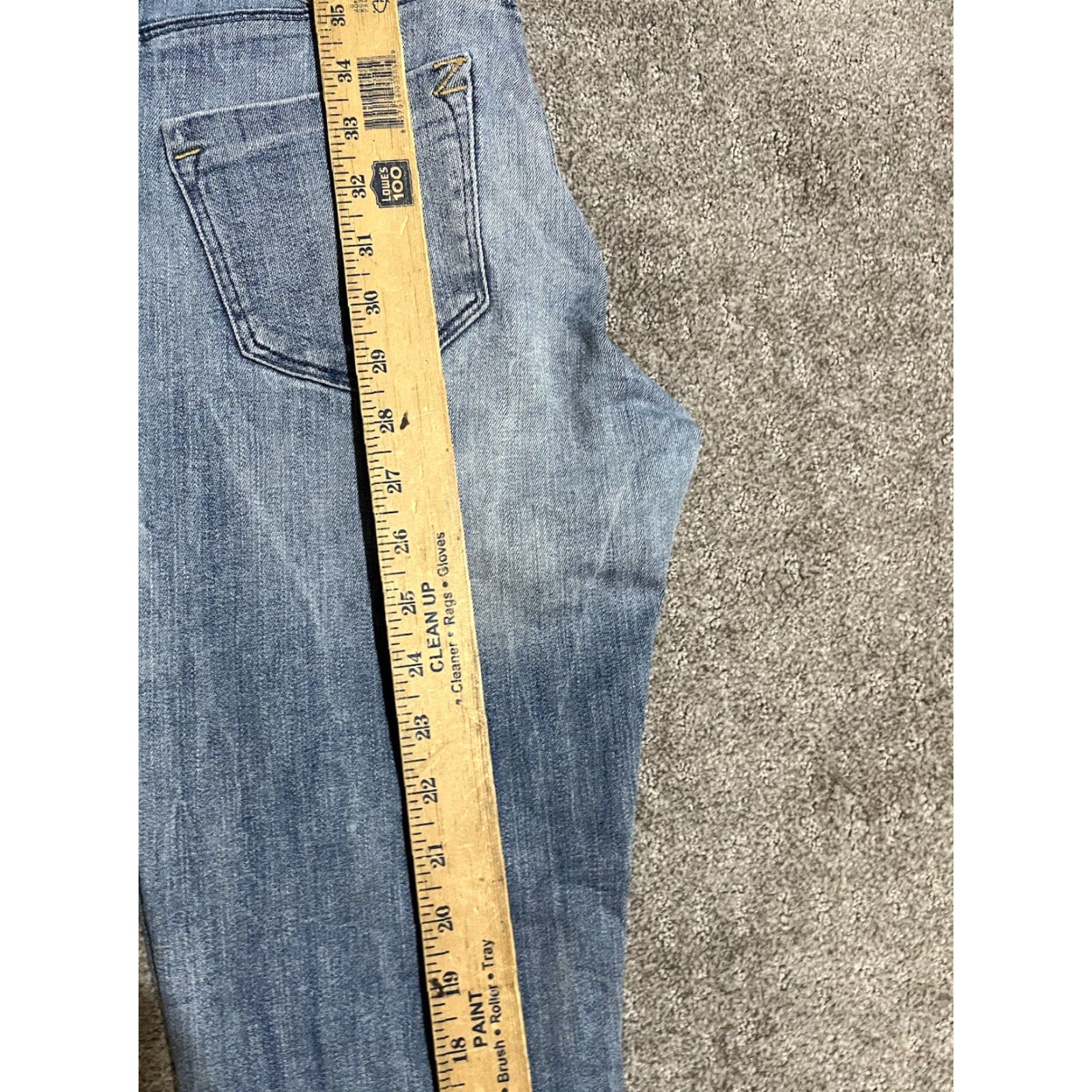 H&M H&M Skinny Jeans 30 Ankle Zip Low Waist Blue Cotton Blend Womens Regular 30in Inseam 29in Vintage No Size 30" / US 8 / IT 44 - 7 Thumbnail