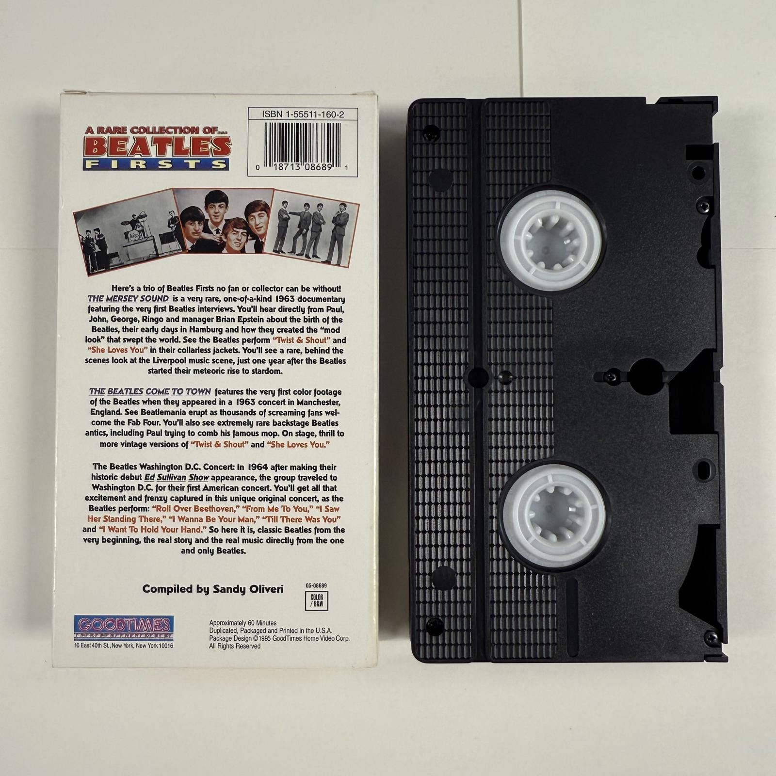 Designer The Beatles Rare VHS Collection Firsts & Help! 1995 Size ONE SIZE - 10 Thumbnail
