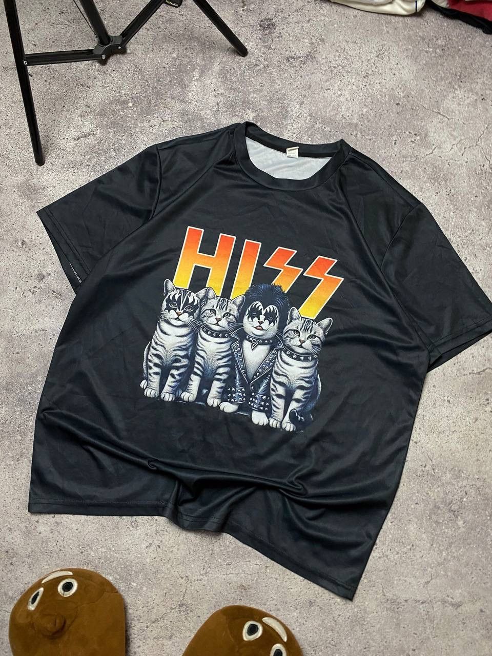Band Tees × Other × Vintage Humor HISS T-Shirt Kiss Style Cats Logo Y2k Size US XL / EU 56 / 4 - 2 Thumbnail