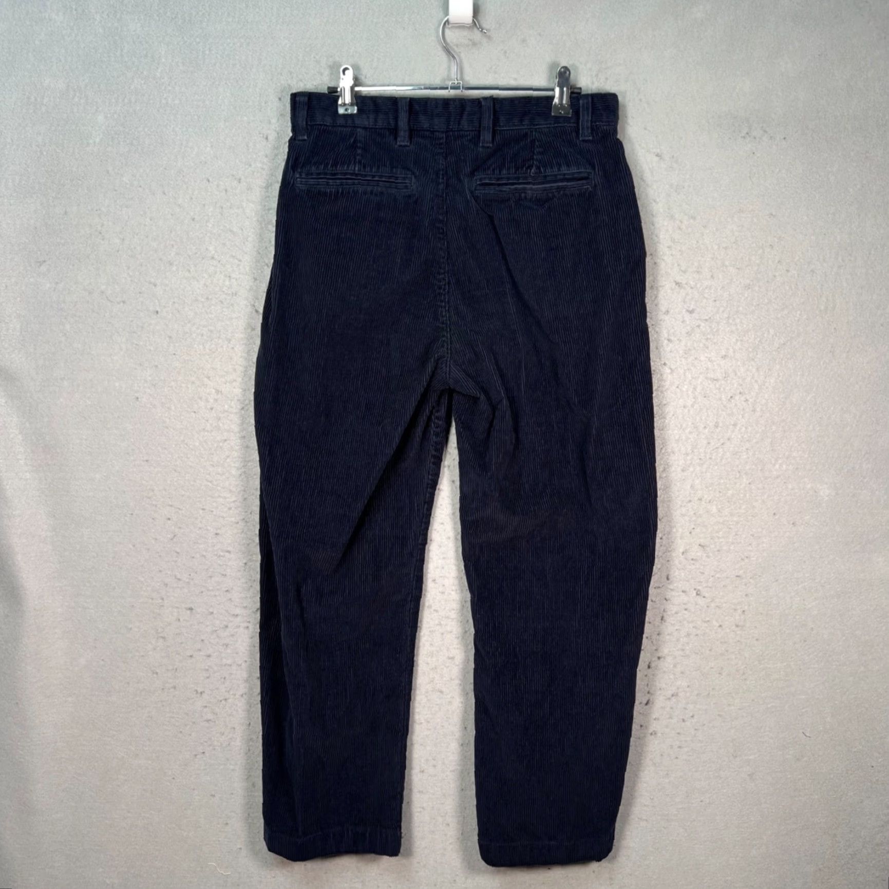 Gap Gap Mens Slim Fit Navy Corduroy Pants Straight Leg 28 x 25 Blue Straight Leg Chino Casual Pants Mens Classics Size US 28 / EU 44 - 2 Thumbnail