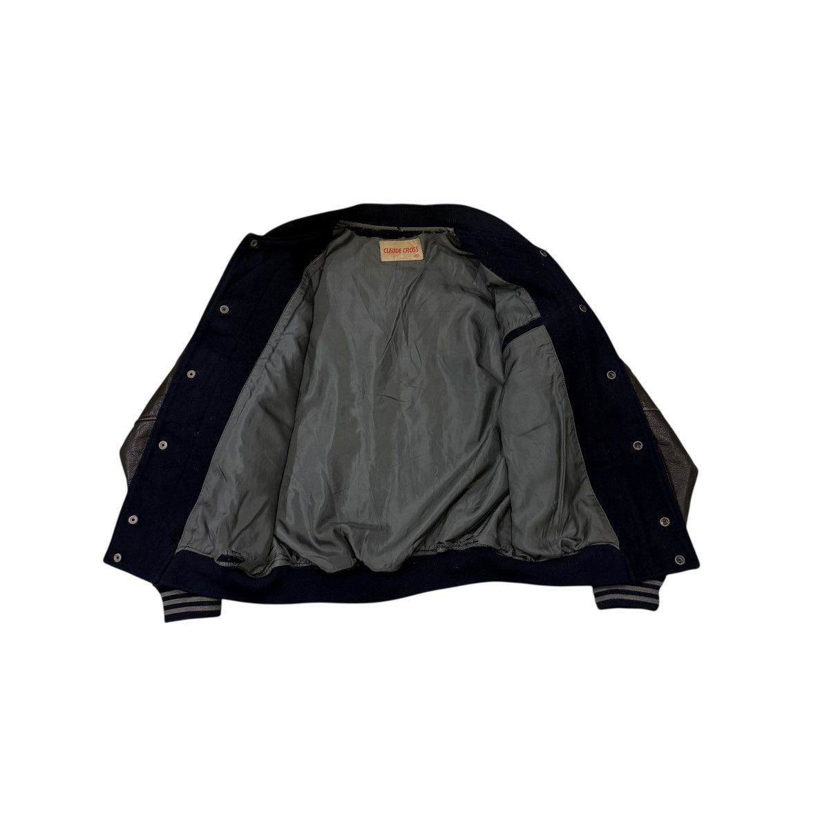 Japanese Brand Vintage Claude Cross Mens Wool Leather Varsity Jacket Size US L / EU 52-54 / 3 - 18 Thumbnail