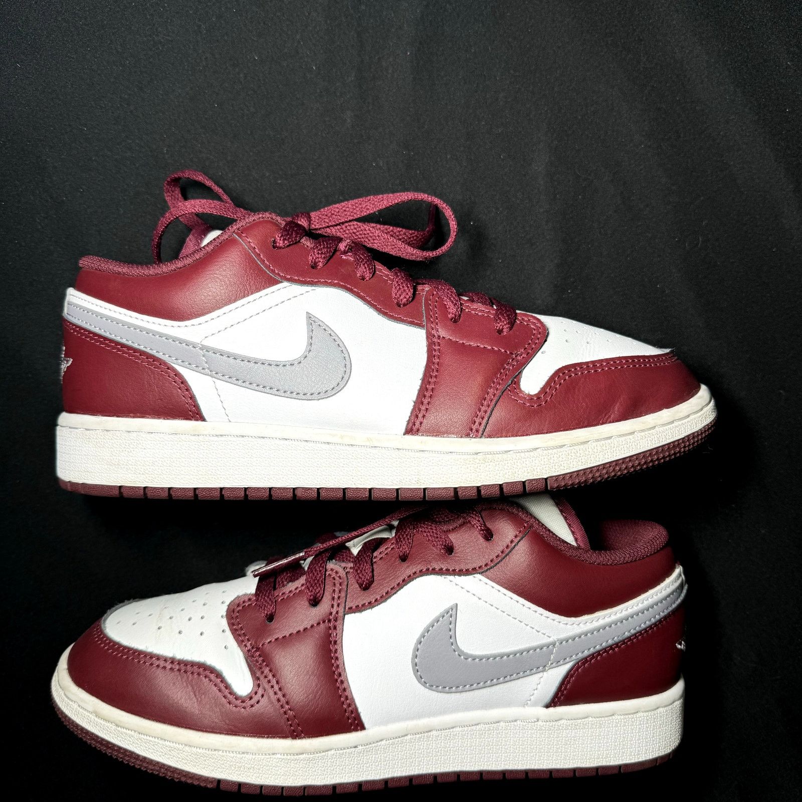 Jordan Brand × Nike Size 6 - Nike Air Jordan 1 Low GS Cherrywood Red Men's Shoes Size US 6 / EU 39 - 2 Thumbnail