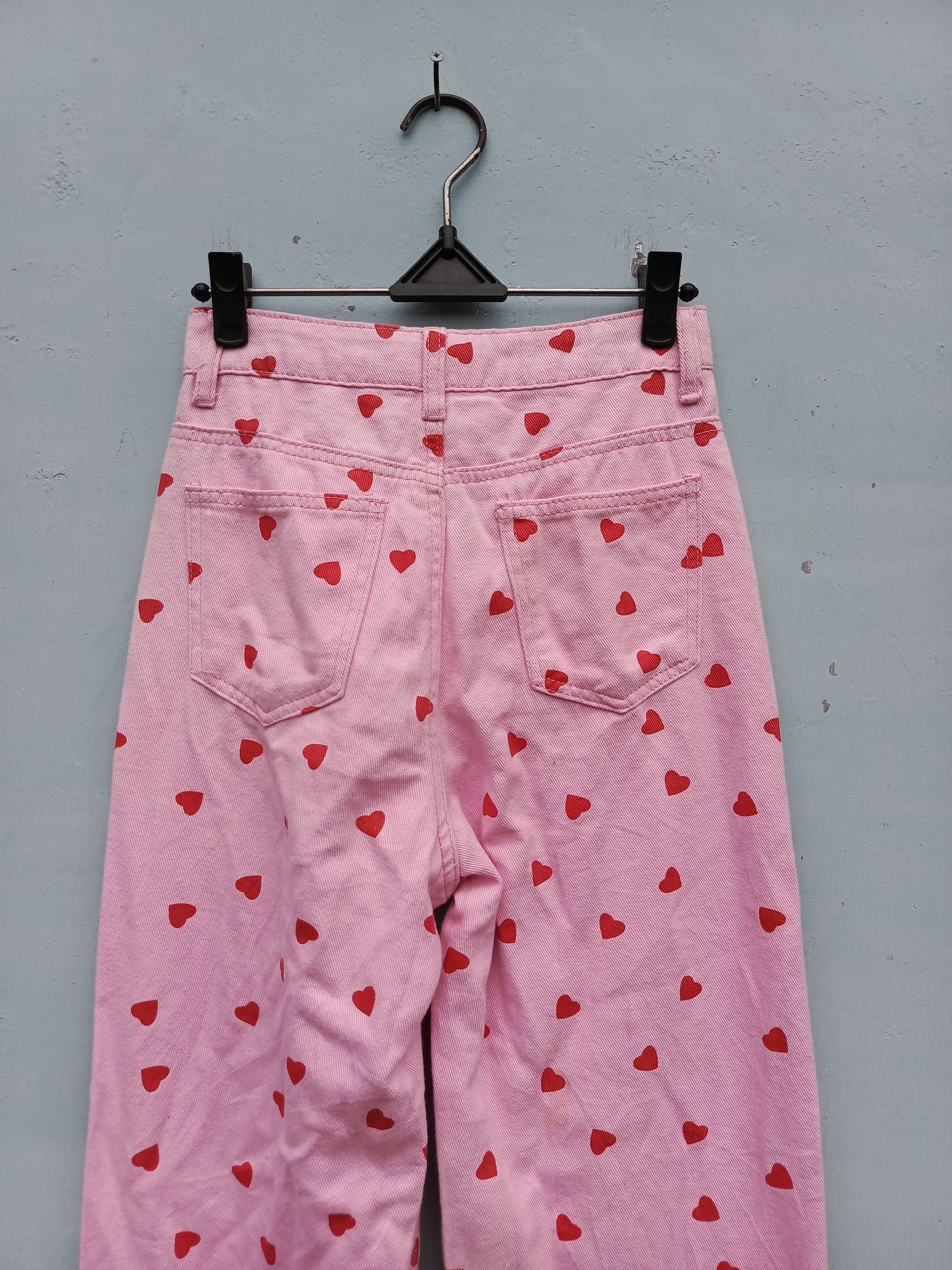 Shein Shein High Waist Heart Print Size 26" / US 2 / IT 38 - 6 Thumbnail