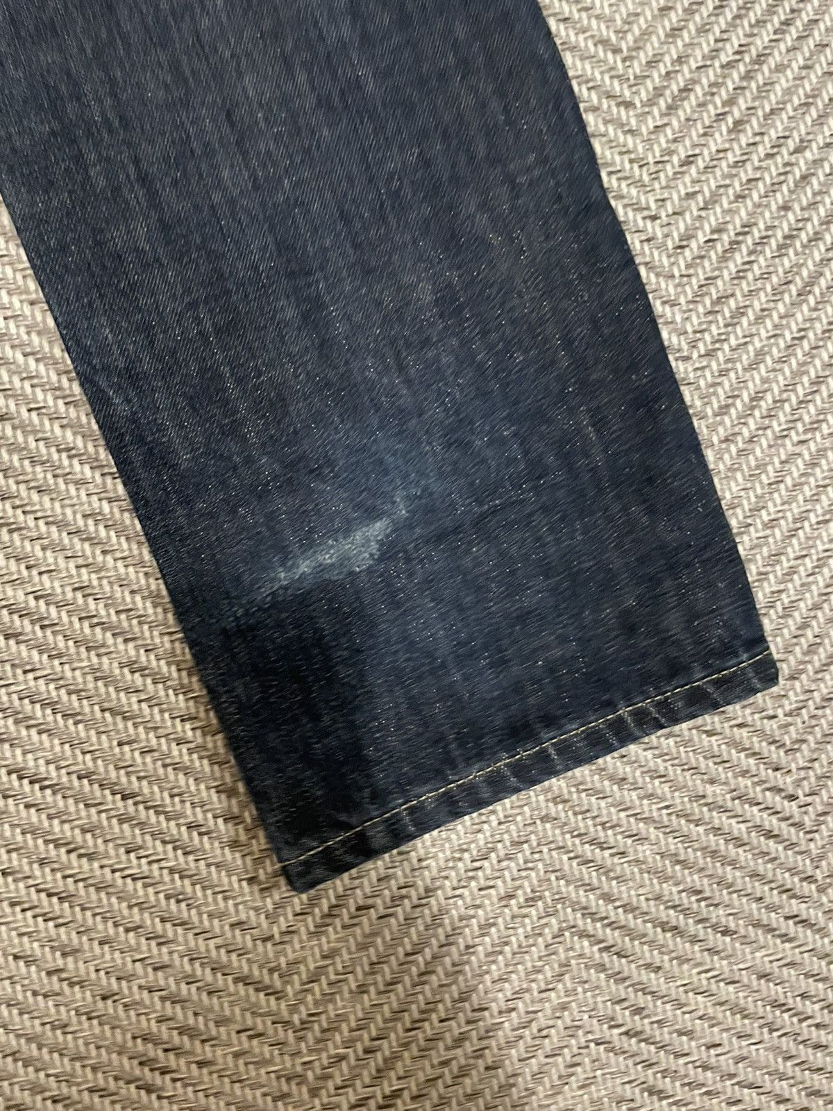STUSSY DENIM WAHSED USED PANTS DOUBLE S