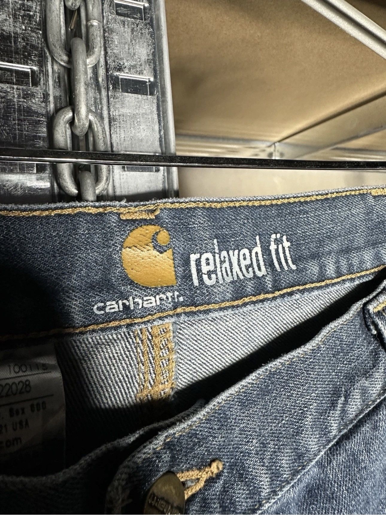 Carhartt Carhartt Jeans Denim Double Knee Carpenter Pant 36x34 Size US 36 / EU 52 - 6 Thumbnail