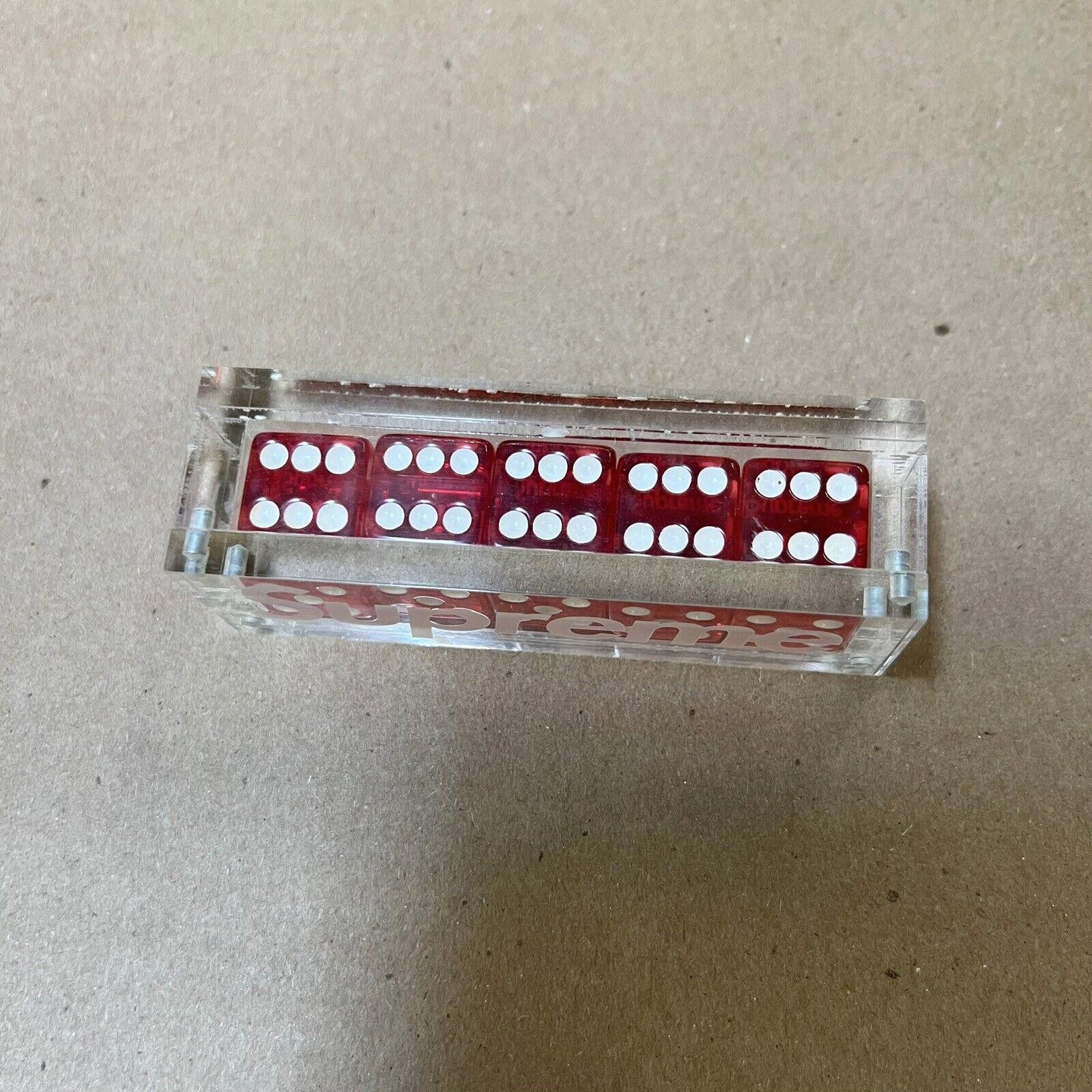Supreme FW11 Supreme Red Dice Set Acrylic Case Box Logo 2011 Size ONE SIZE - 4 Thumbnail