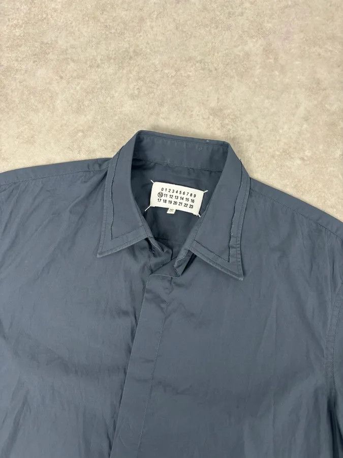 Maison Margiela SS2018 Maison Margiela Dark Grey Signature Short Sleeves Shirt Size US M / EU 48-50 / 2 - 4 Thumbnail