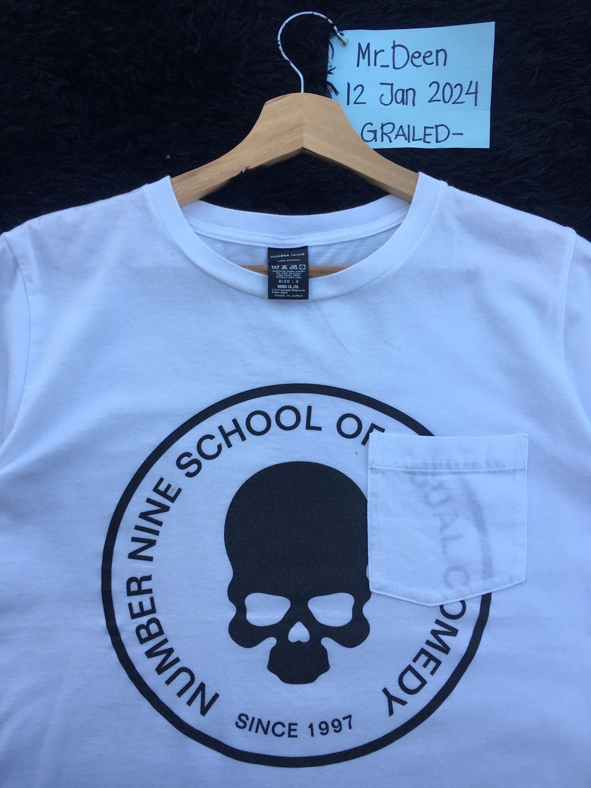 Number (N)ine Rare Number Nine Takahiromiyashita School of Visual Comedy T Size US M / EU 48-50 / 2 - 7 Thumbnail
