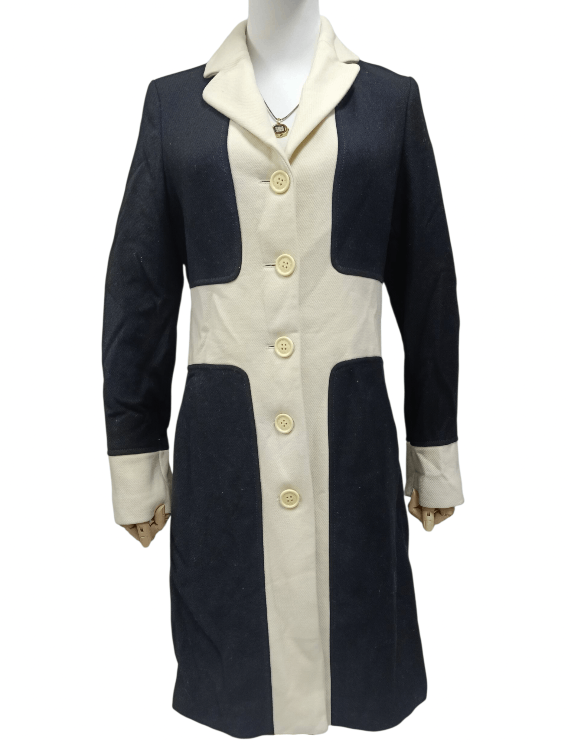 Moschino MOSCHINO WOOL TRENCH COAT Size S / US 4 / IT 40 - 1 Thumbnail